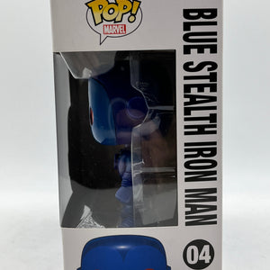 Funko POP! Marvel - Blue Stealth Iron Man #04 - Vinyl Collectable FRENLY BRICKS - Open 7 Days