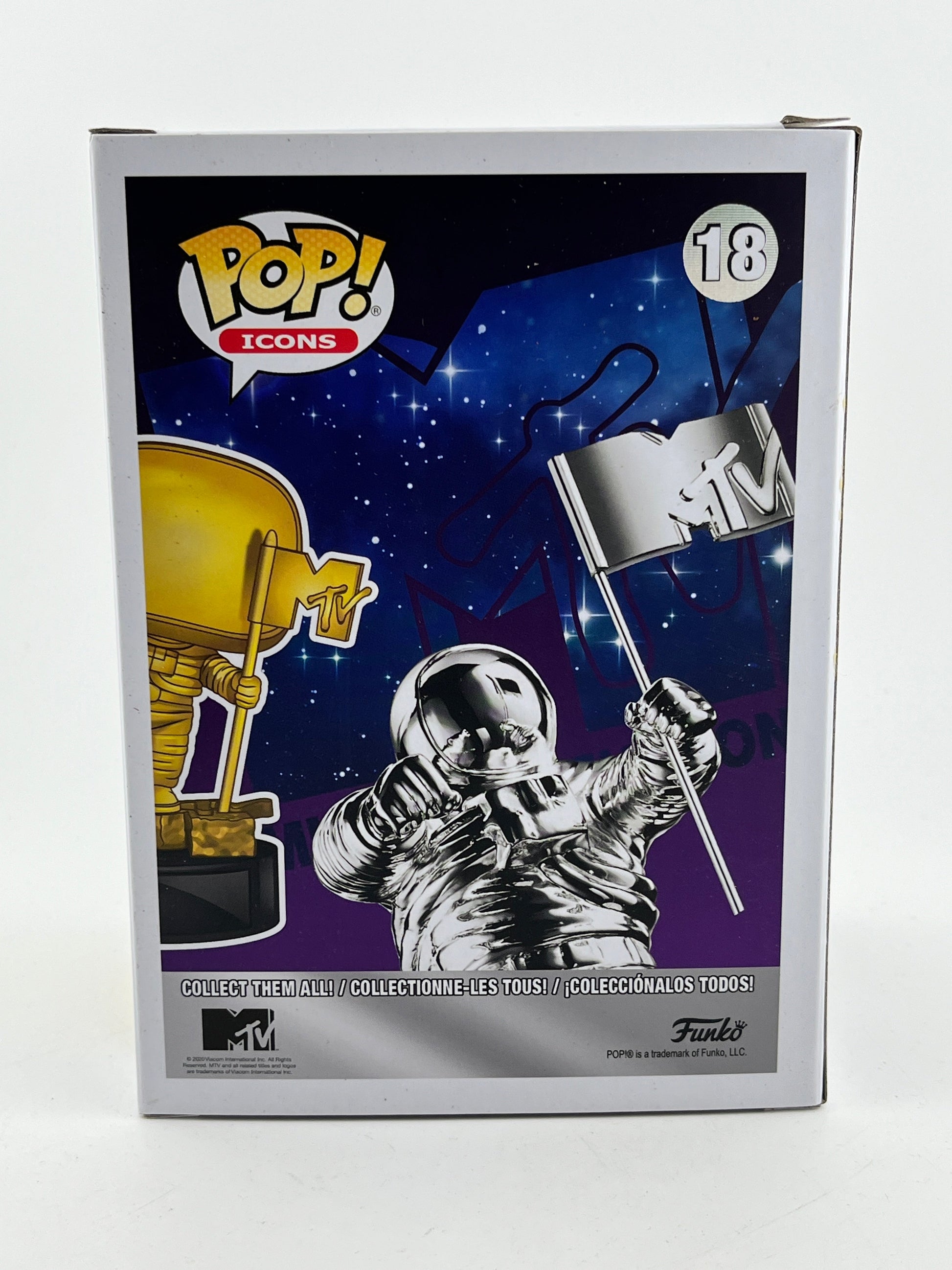 Funko POP! Icons Music Television - MTV Moon Person #18 - PopCultcha Exclusive FRENLY BRICKS - Open 7 Days