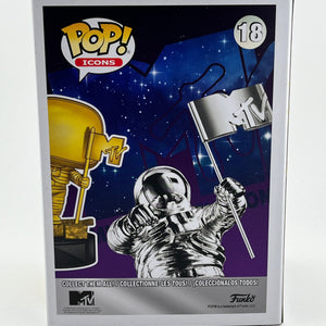 Funko POP! Icons Music Television - MTV Moon Person #18 - PopCultcha Exclusive FRENLY BRICKS - Open 7 Days