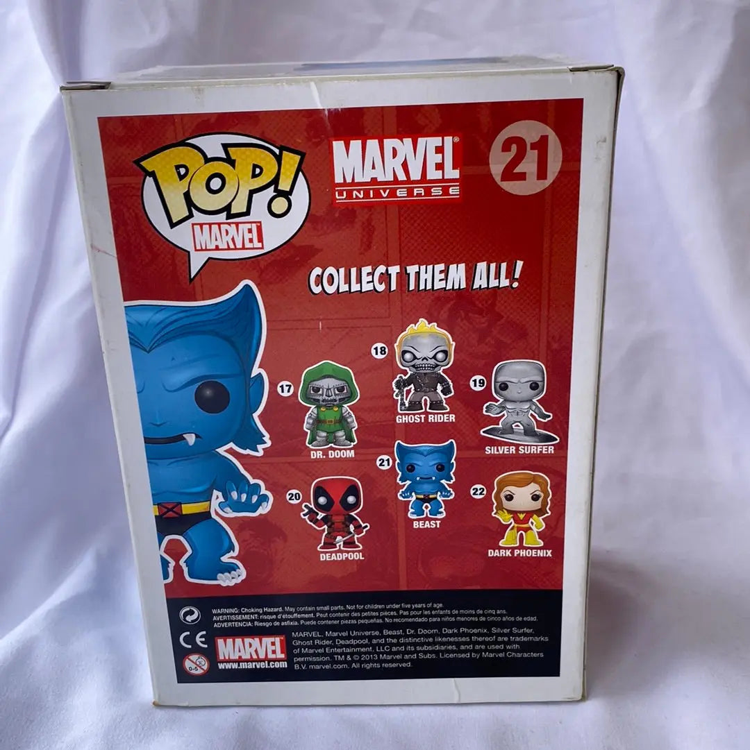 Funko POP! Beast #21 - Marvel - X-MEN - FRENLY BRICKS - Open 7 Days