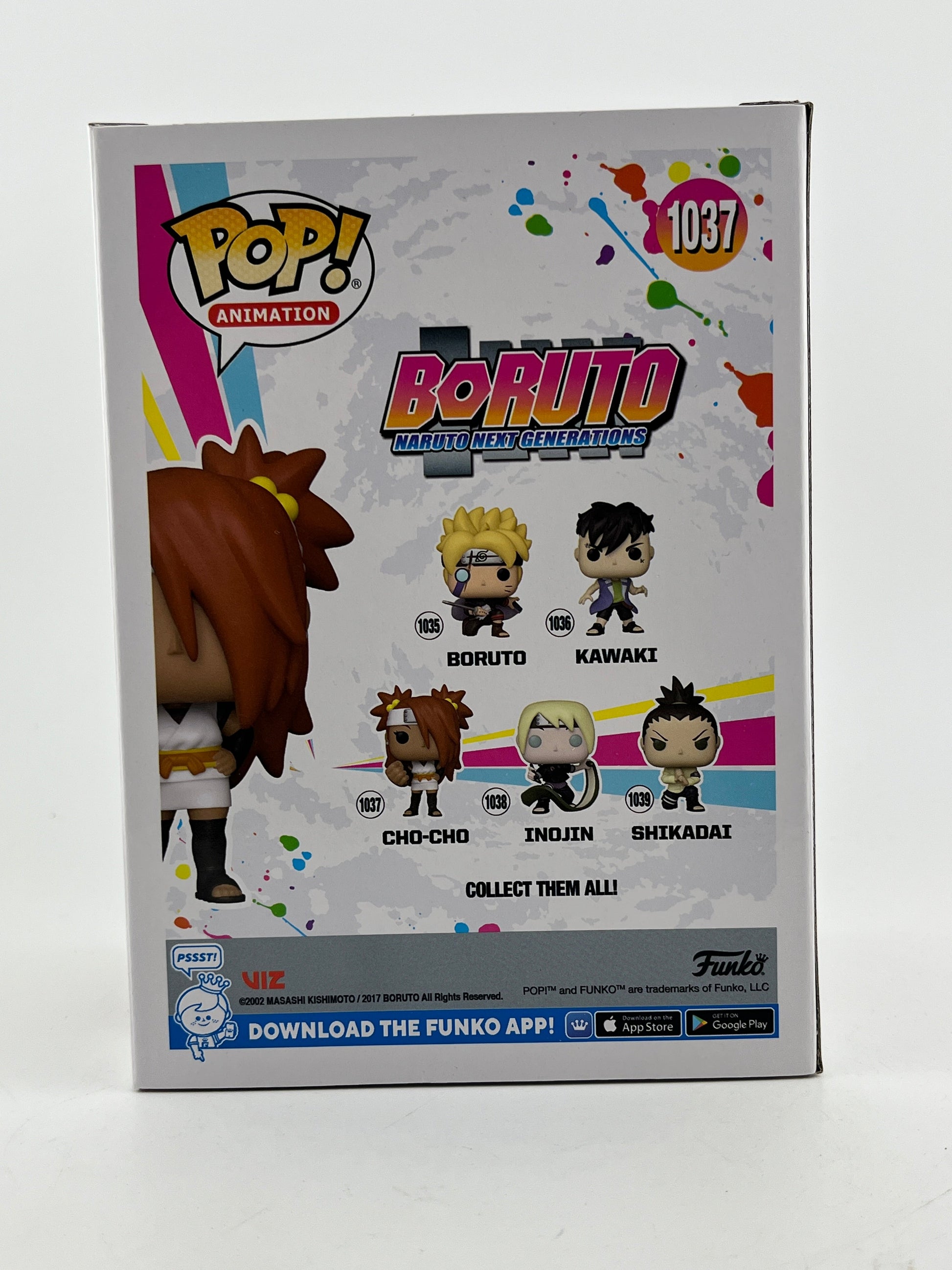 Funko POP! Animation Boruto - Cho-Cho #1037 - Vinyl Collectable FRENLY BRICKS - Open 7 Days
