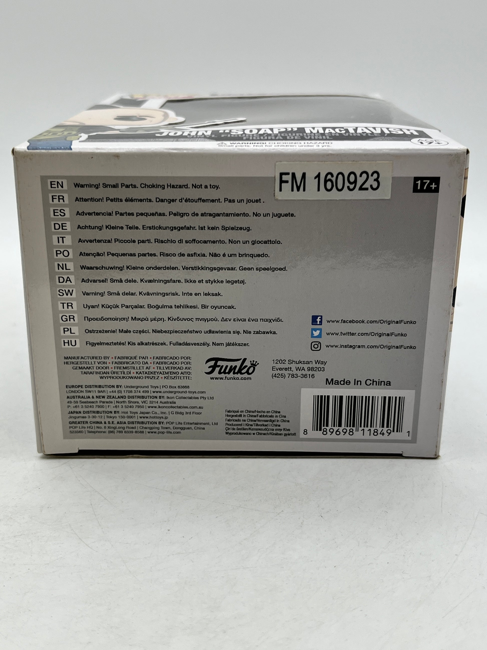 Funko POP! Games - Call Of Duty - John “Soap” McTavish #143 - Vinyl Collectable