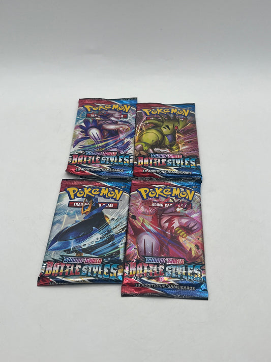 Sword & Shield Battle Styles Complete 4 Pack Art Set - Sealed FRENLY BRICKS - Open 7 Days