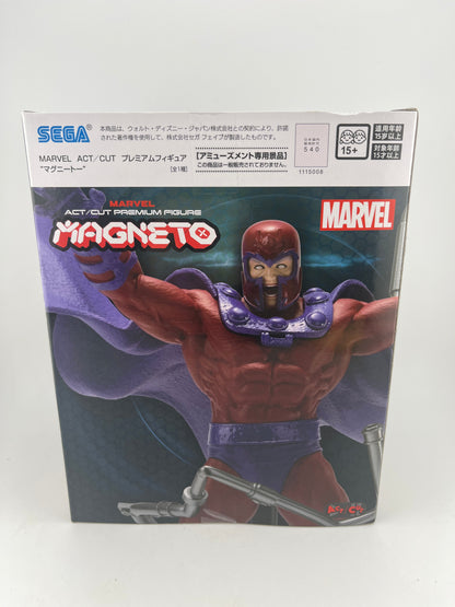 MARVEL COMICS ACT/CUT Premium Figure Magneto SEGA FRENLY BRICKS - Open 7 Days