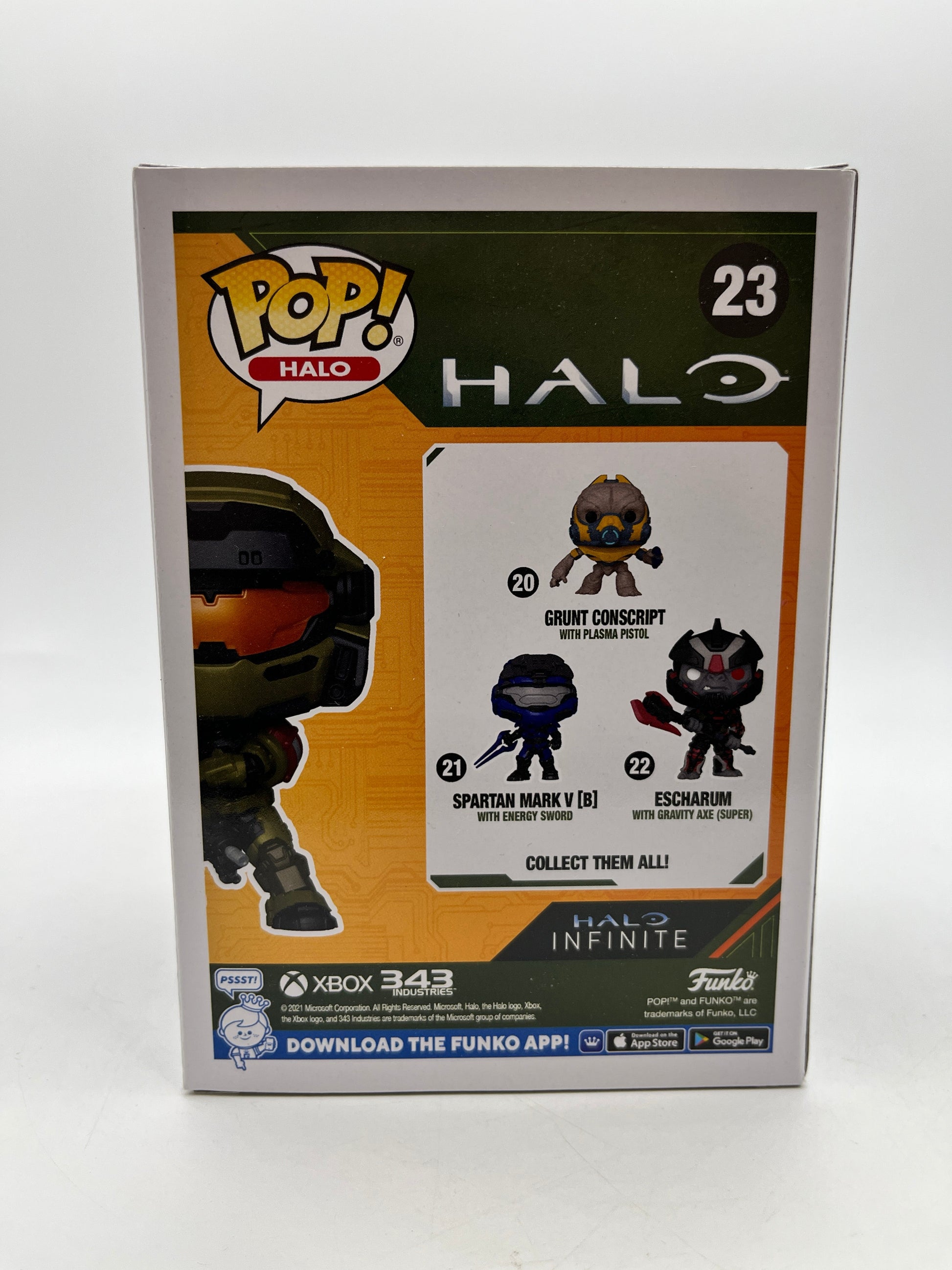 Funko POP! HALO Spartan Grenadier With HMG #23 - Special Edition FRENLY BRICKS - Open 7 Days
