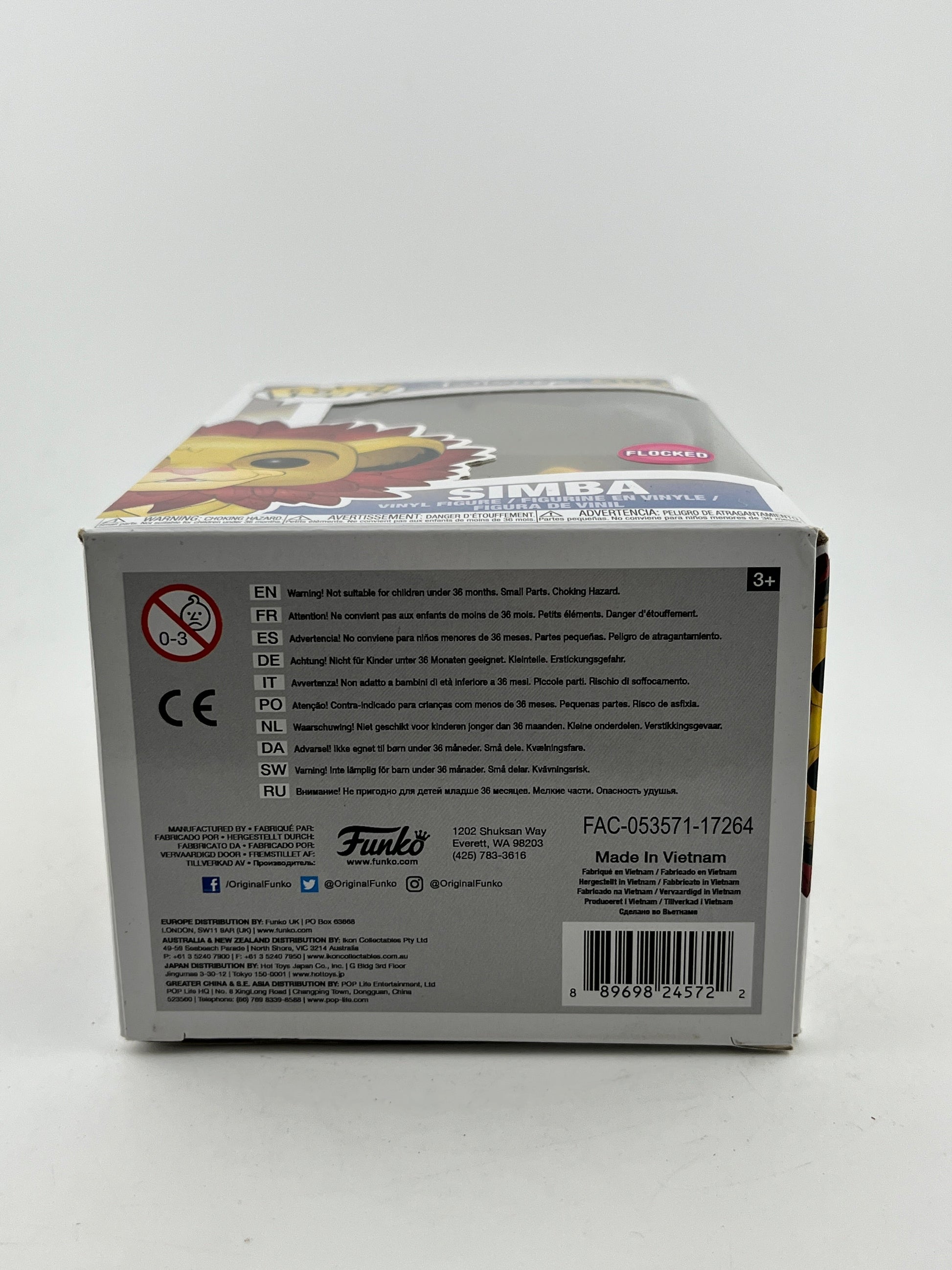 Funko POP! Disney - Simba #302 - Flocked - Vinyl Collectable FRENLY BRICKS - Open 7 Days