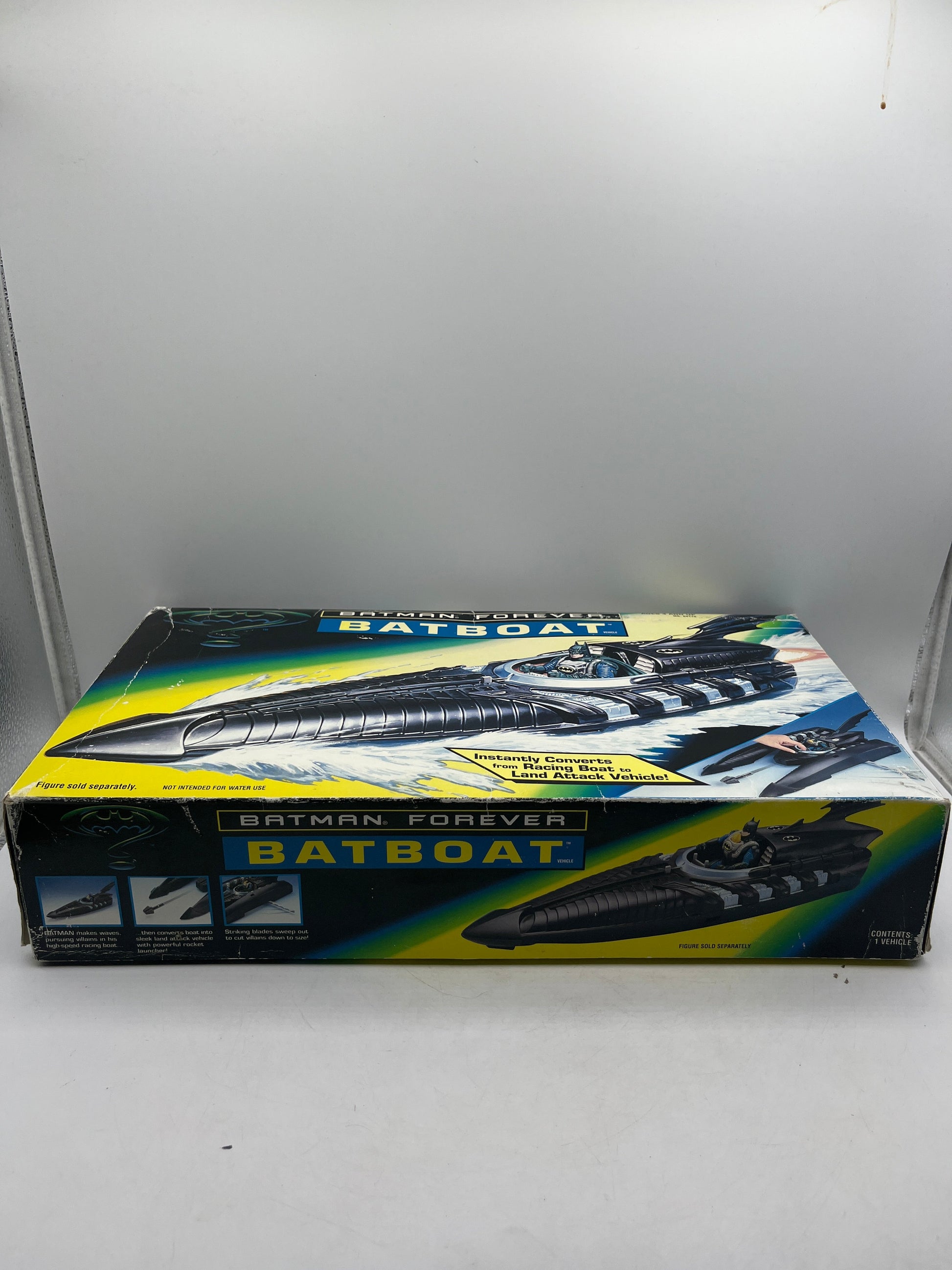Batman Forever Batboat Action Figure Vehicle 1995 Kenner FRENLY BRICKS - Open 7 Days