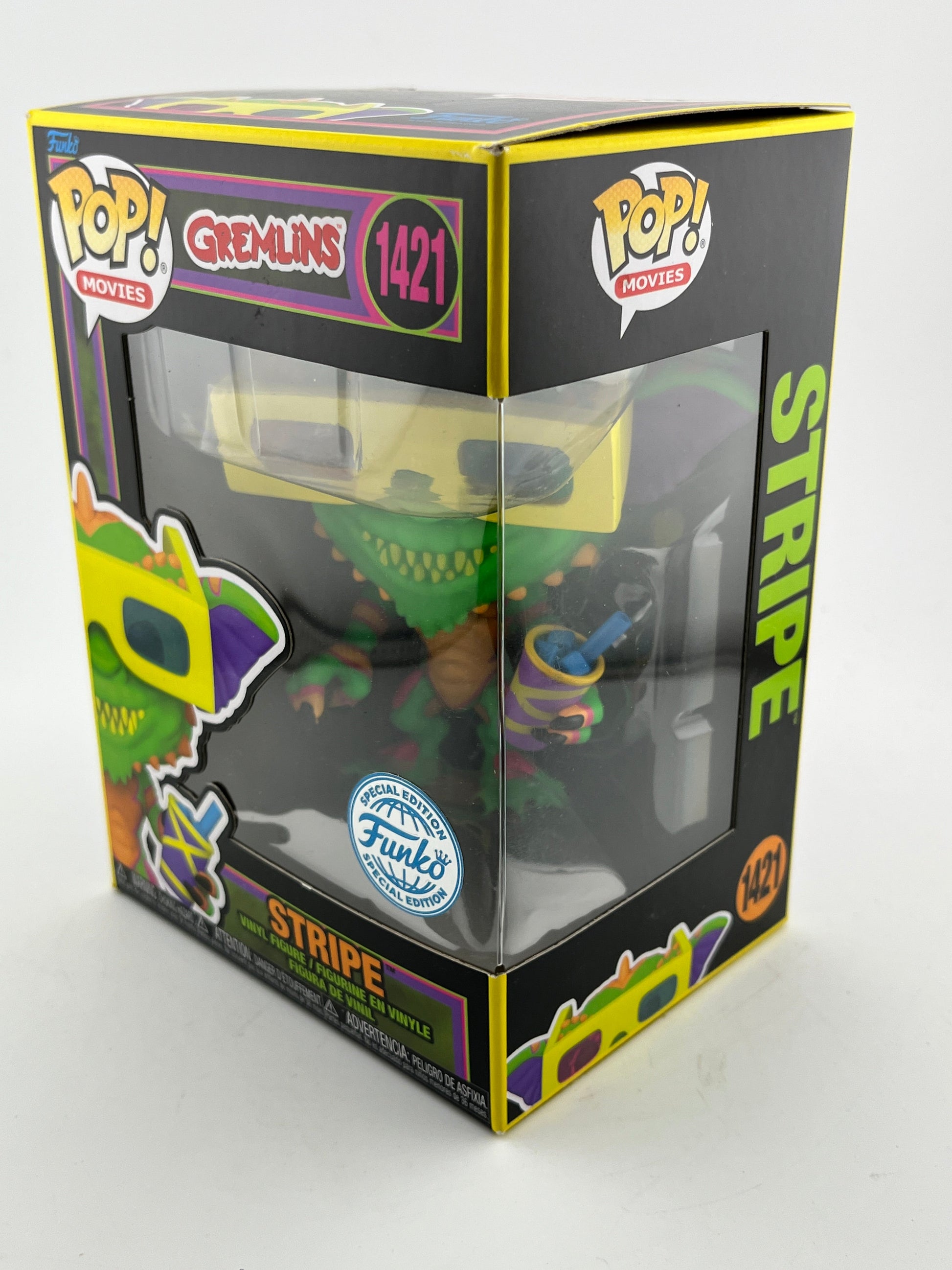 Funko POP! Movies Gremlins - Stripe #1421 - Special Blacklight Edition FRENLY BRICKS - Open 7 Days