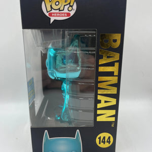Funko POP! DC Comics - #144 Batman Teal Chrome Figure 80 Years SDCC Exclusive - New FRENLY BRICKS - Open 7 Days
