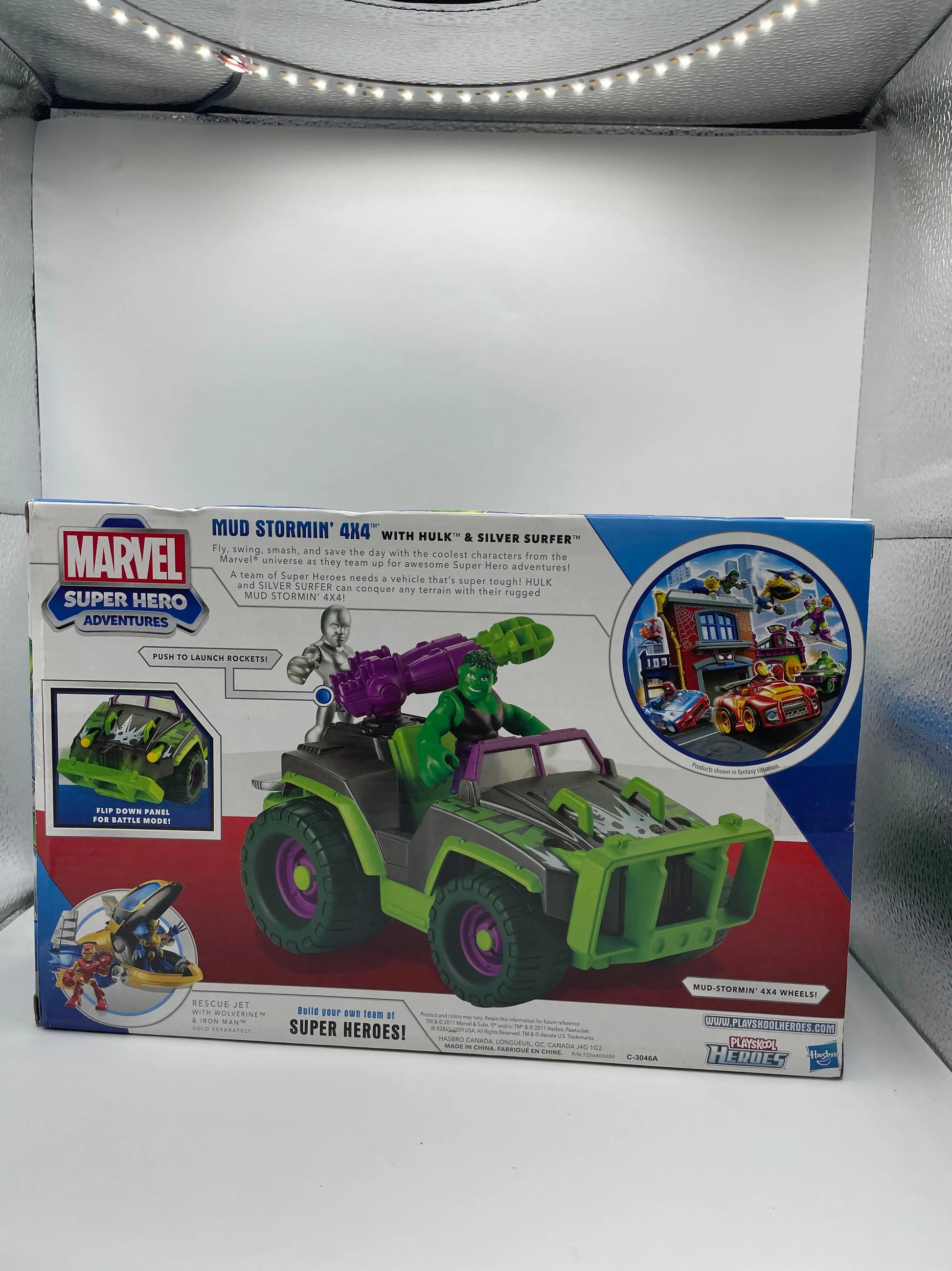 Playskool Heroes Marvel Super Hero Adventures Mud Stormin' 4x4 NEW FRENLY BRICKS - Open 7 Days