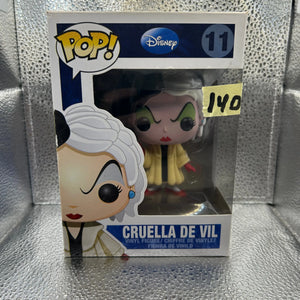 Funko Pop Vinyl #11 Disney Cruella De Vil FRENLY BRICKS - Open 7 Days