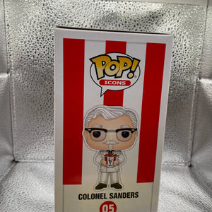 Colonel Sanders #05 Icons KFC Funko Pop Vinyl Holding Chicken Bucket Toy FRENLY BRICKS - Open 7 Days