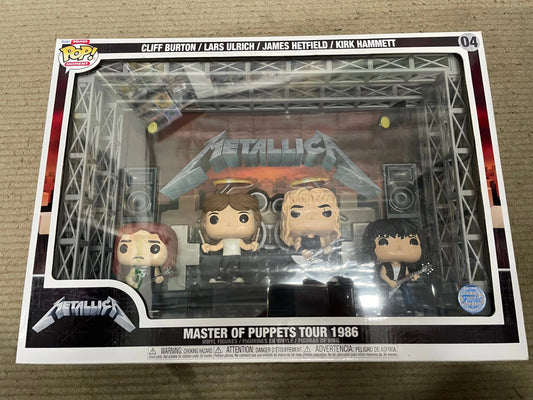 Funko POP Metallica Master Of Puppets Tour 1986 EXCLUSIVE SEALED NEW FRENLY BRICKS - Open 7 Days