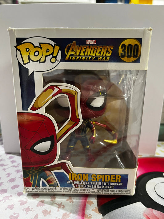 Funko Pop Vinyl Marvel Avengers Infinity War Iron Spider #300 FRENLY BRICKS - Open 7 Days