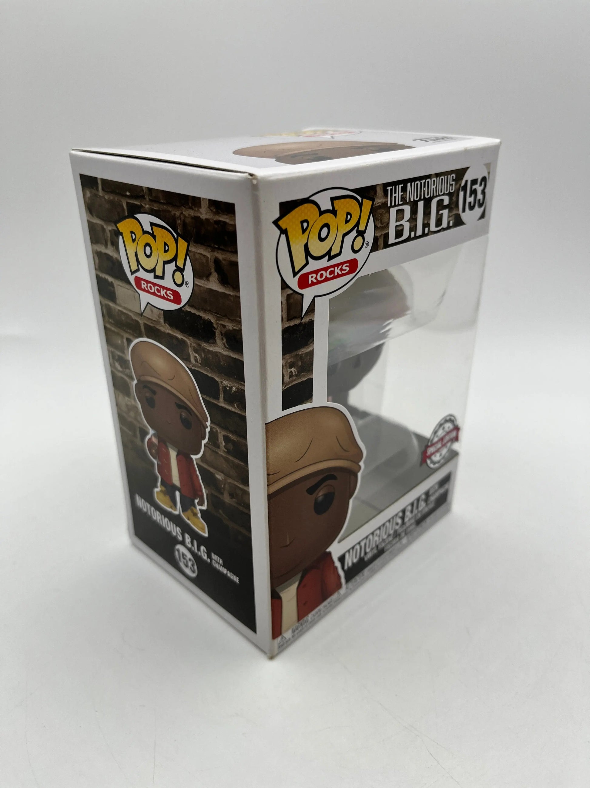 Funko POP! Rocks The Notorious B.I.G. With Champagne #153 Special Edition FRENLY BRICKS - Open 7 Days