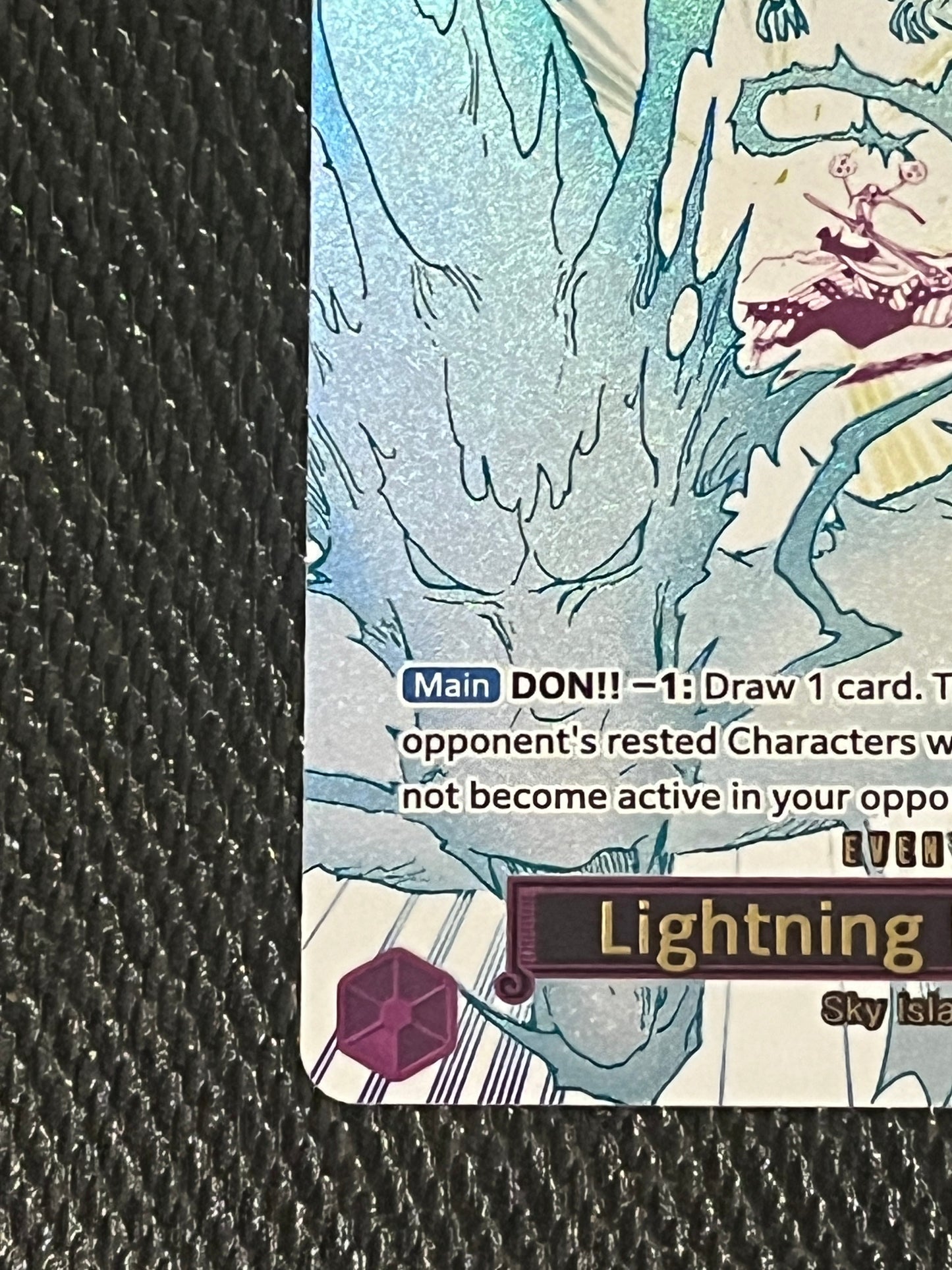 One Piece TCG Lightning Dragon OP15-077 Alt Art Event NM FRENLY BRICKS - Open 7 Days