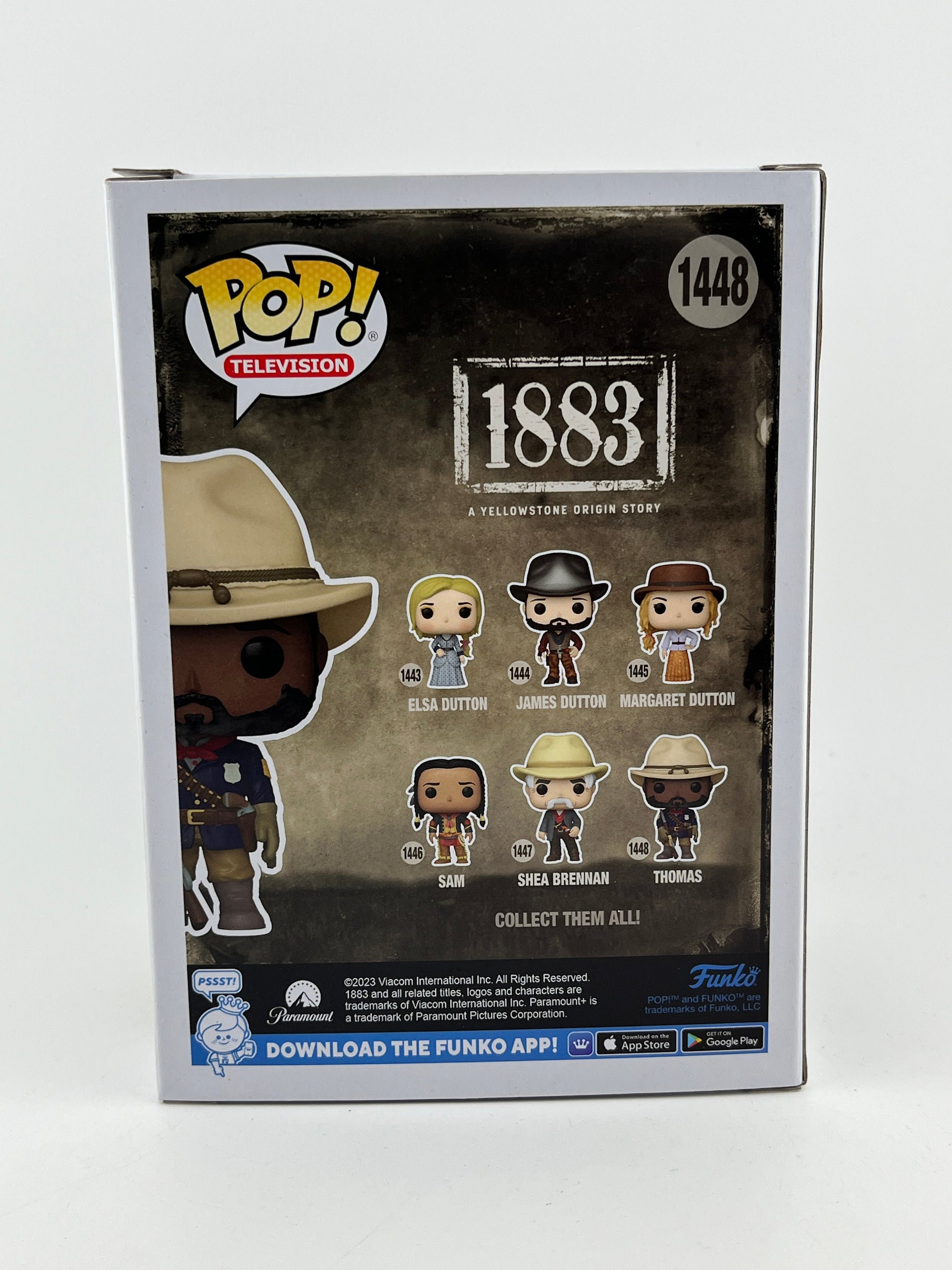 Funko POP! Television 1883 Yellowstone - Thomas #1448 - Vinyl Collectable FRENLY BRICKS - Open 7 Days