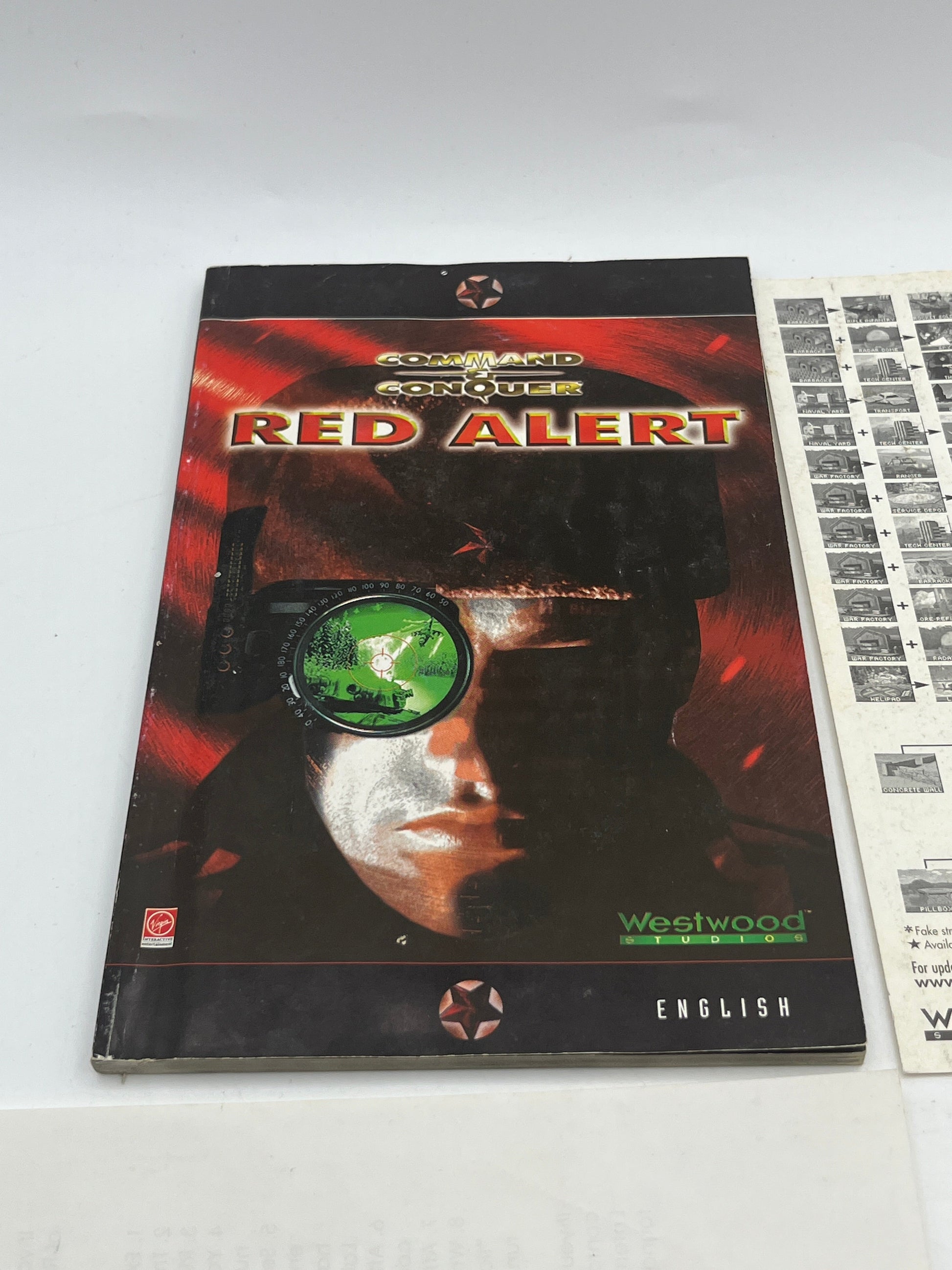 C&C Red Alert PC CD-Rom Big Box Classic Game Westwood Studios 1996 +combinedship FRENLY BRICKS - Open 7 Days