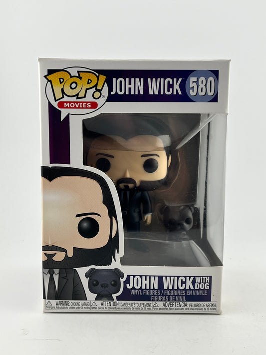Funko POP! Movies - John Wick With Dog #580 - Vinyl Collectable FRENLY BRICKS - Open 7 Days