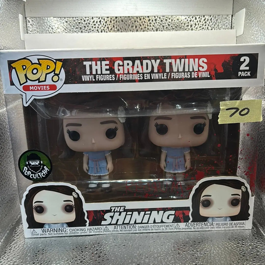 FUNKO Pop Vinyl 2 Pack The Grady Twins - The Shining (Popcultcha Exclusive) - FRENLY BRICKS - Open 7 Days