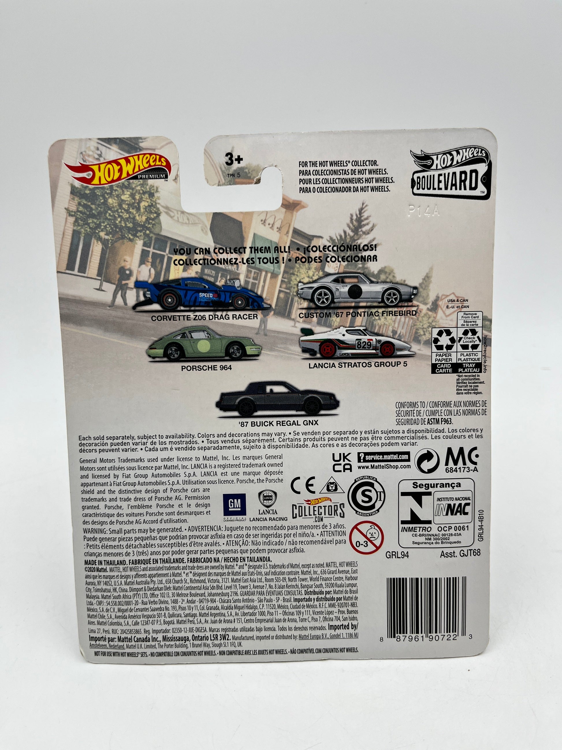 Hot Wheels Premium Boulevard ‘87 Buick Regal GNX Mattel - Sealed FRENLY BRICKS - Open 7 Days