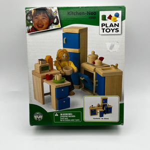 Plan Toys Dollhouse Kitchen Neo Set 73101 FRENLY BRICKS - Open 7 Days