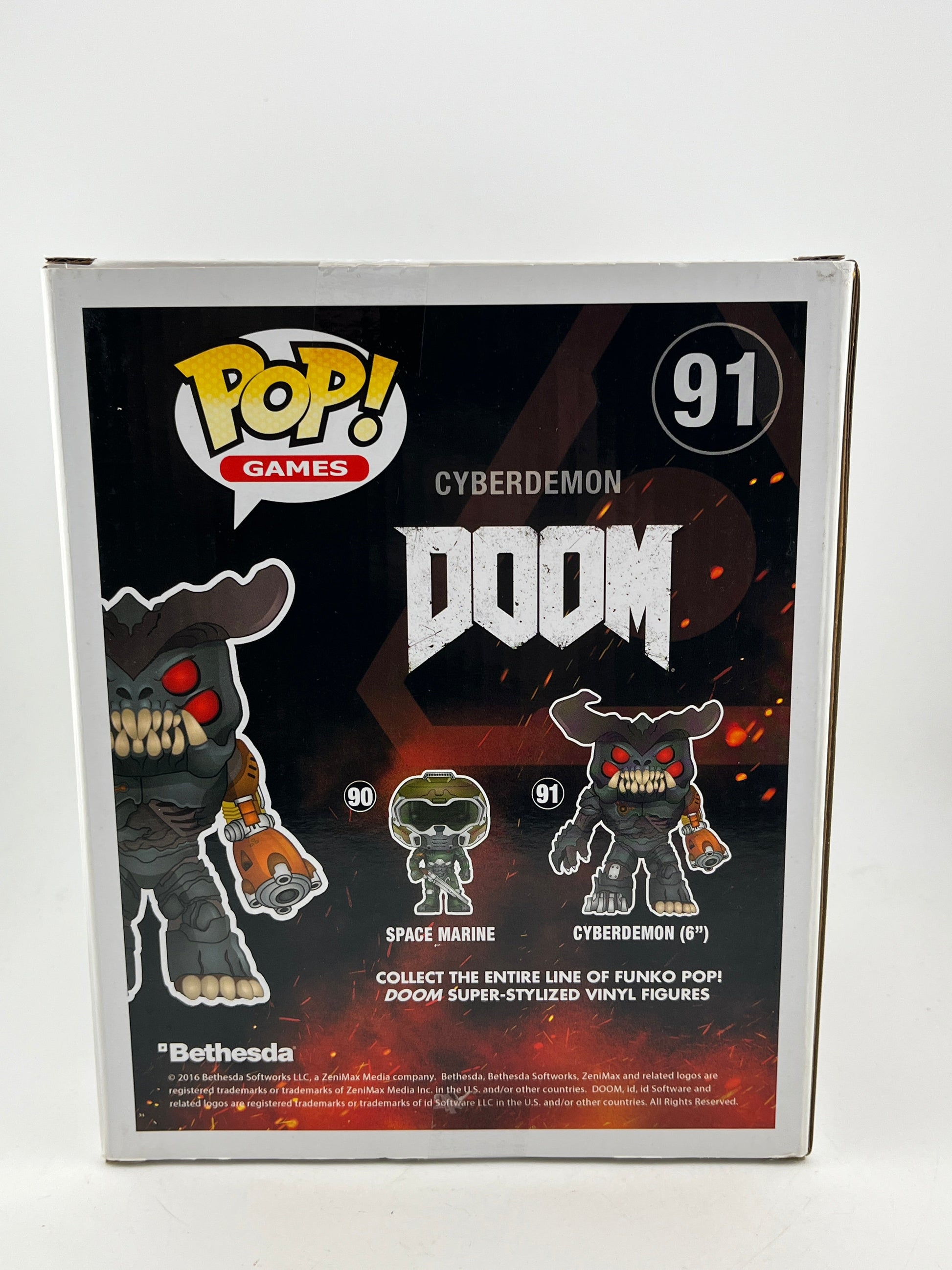 Funko POP! Games Doom - CyberDemon #91 - Vinyl Collectable FRENLY BRICKS - Open 7 Days