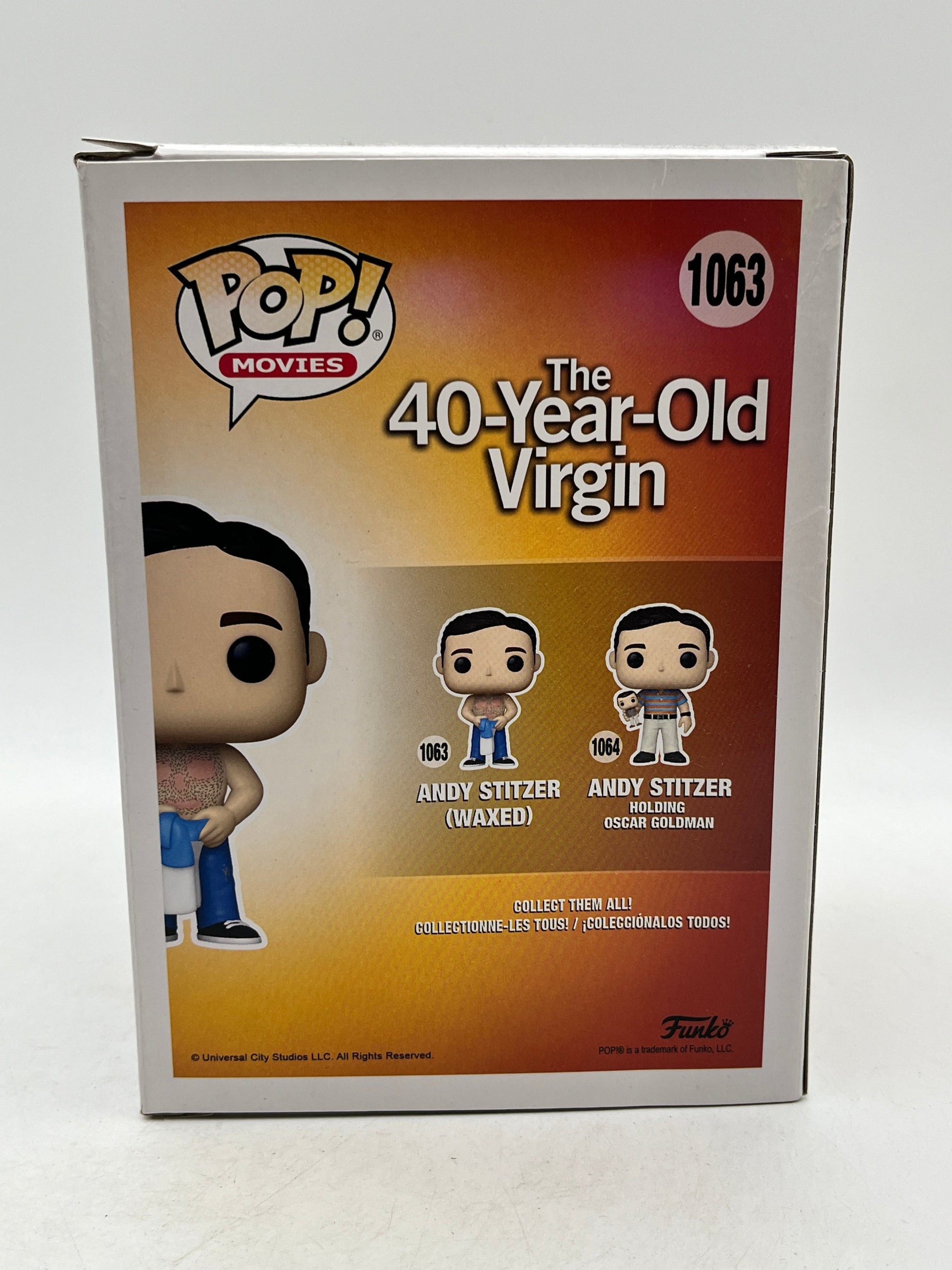 Funko POP! Movies The 40-year Old Virgin - Andy Stitzer #1063 - Vinyl Collectable FRENLY BRICKS - Open 7 Days