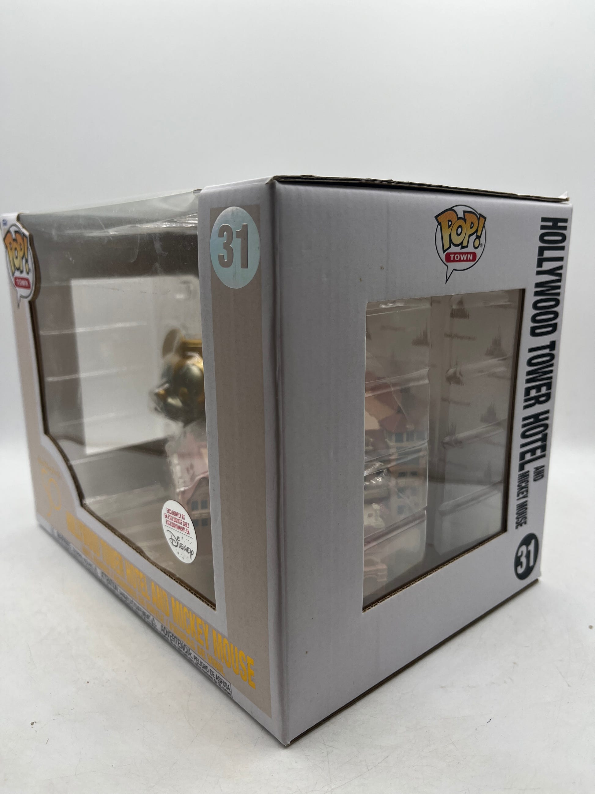 Funko Pop Hollywood Tower Hotel and Mickey Mouse Gold #31 (Disney Exclusive) image 7