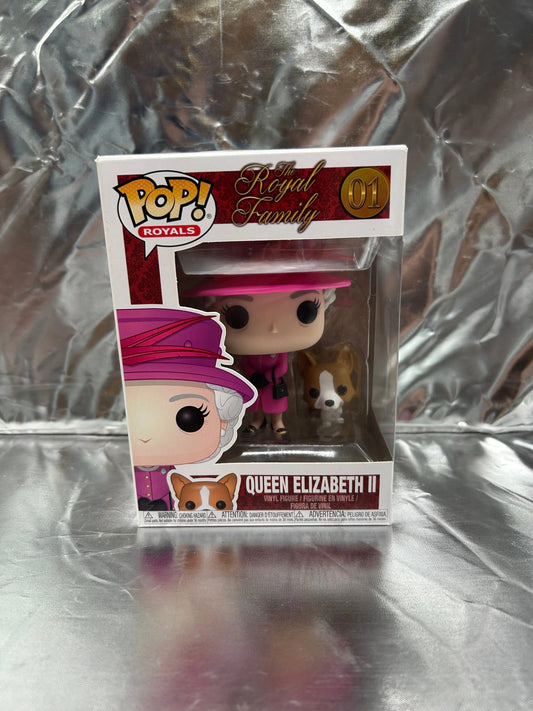 Funko POP Royals - The Royal Family  Queen Elizabeth II #01 FRENLY BRICKS - Open 7 Days