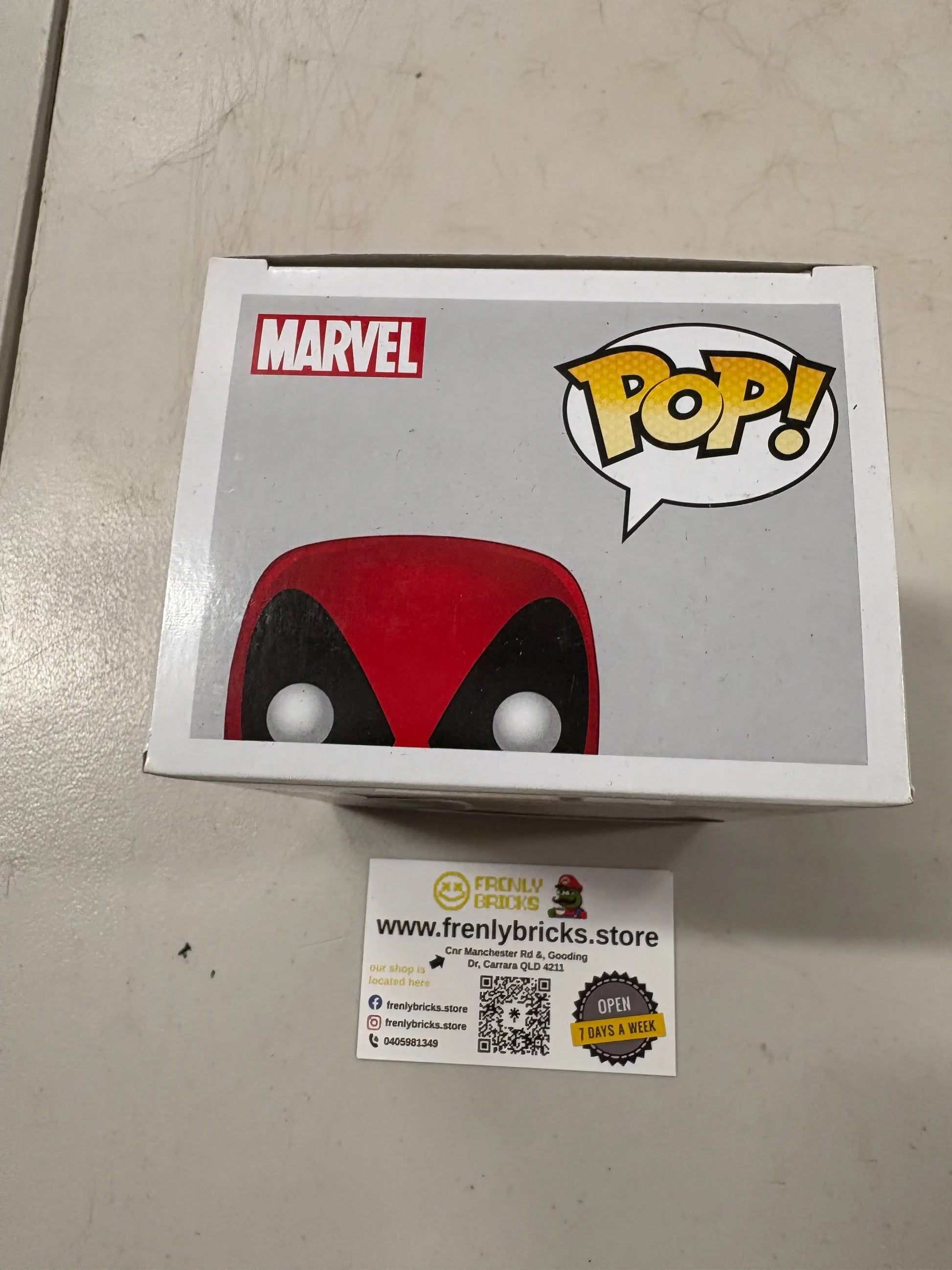 Funko Pop Vinyl #145 Marvel DeadPool FRENLY BRICKS - Open 7 Days