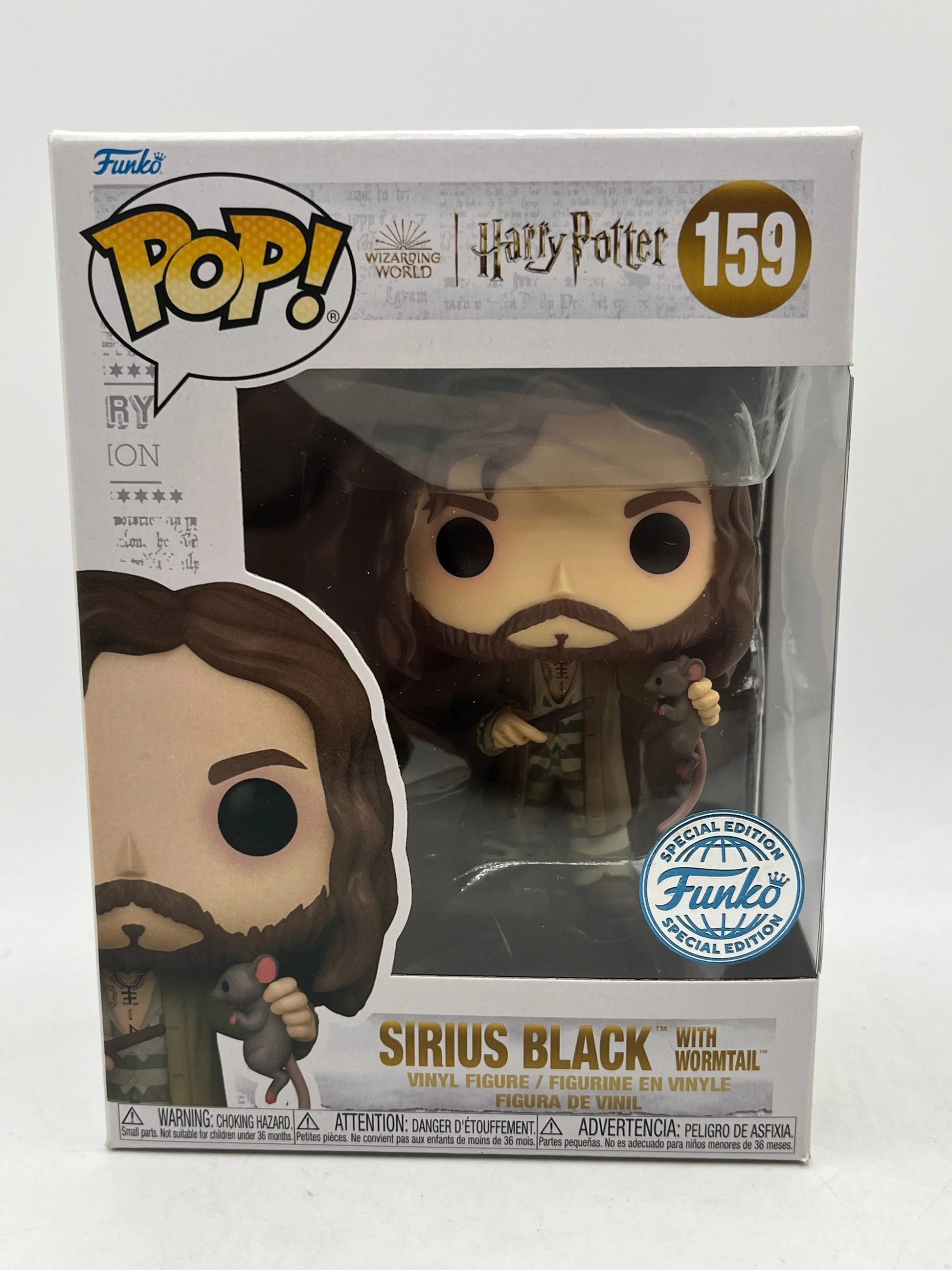 Funko POP! Harry Potter - Sirius Black With Wormtail #159 - Special Edition FRENLY BRICKS - Open 7 Days image 1