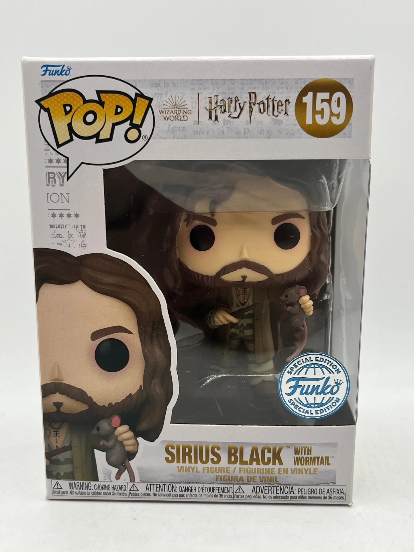Funko POP! Harry Potter - Sirius Black With Wormtail #159 - Special Edition FRENLY BRICKS - Open 7 Days