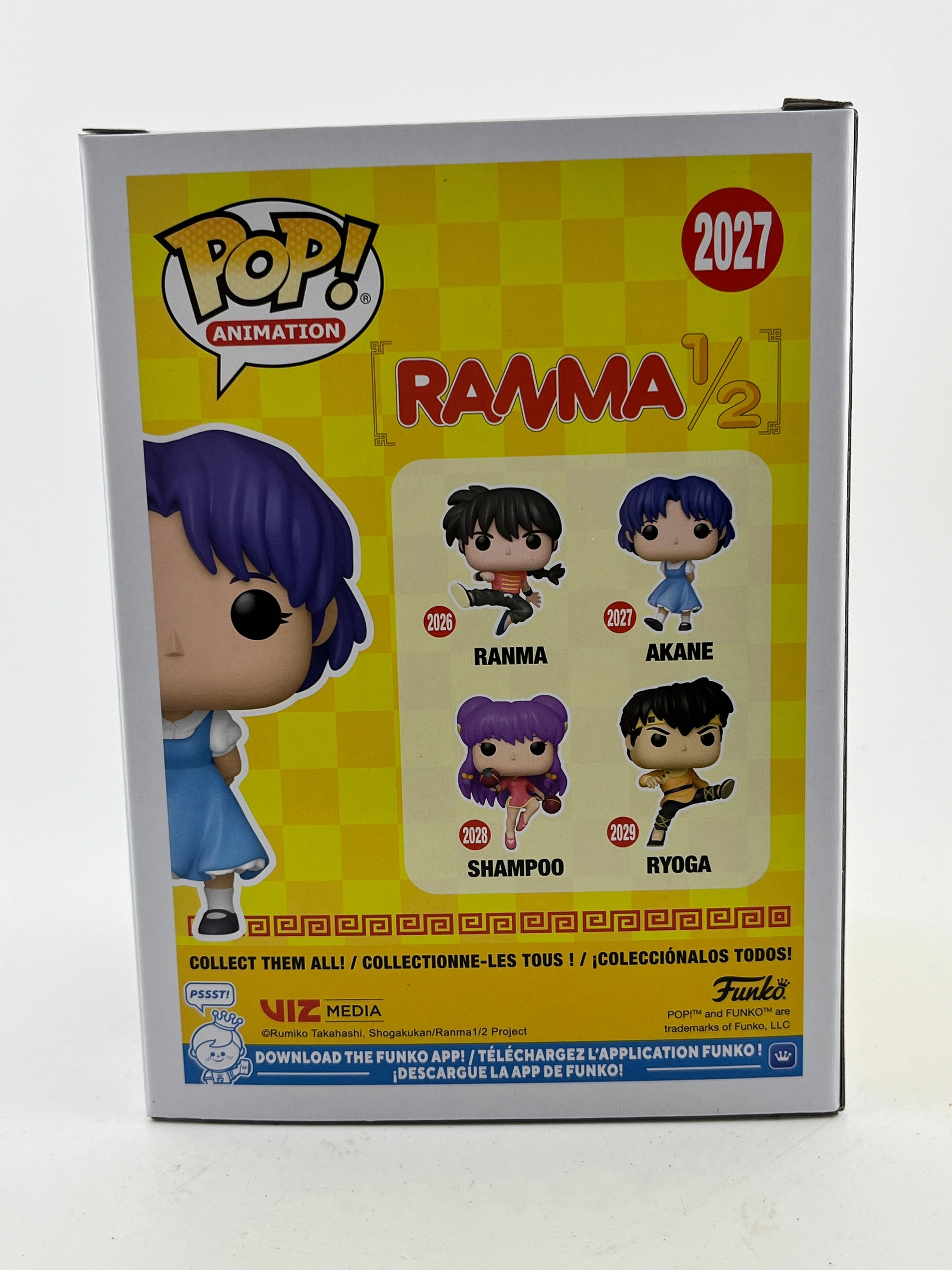 Funko POP! Animation Ranma 1/2 - Akane #2027 - Vinyl Collectable FRENLY BRICKS - Open 7 Days
