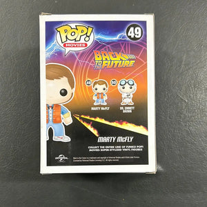 Funko Back to The Future Marty McFly Pop! Vinyl #49 FRENLY BRICKS - Open 7 Days