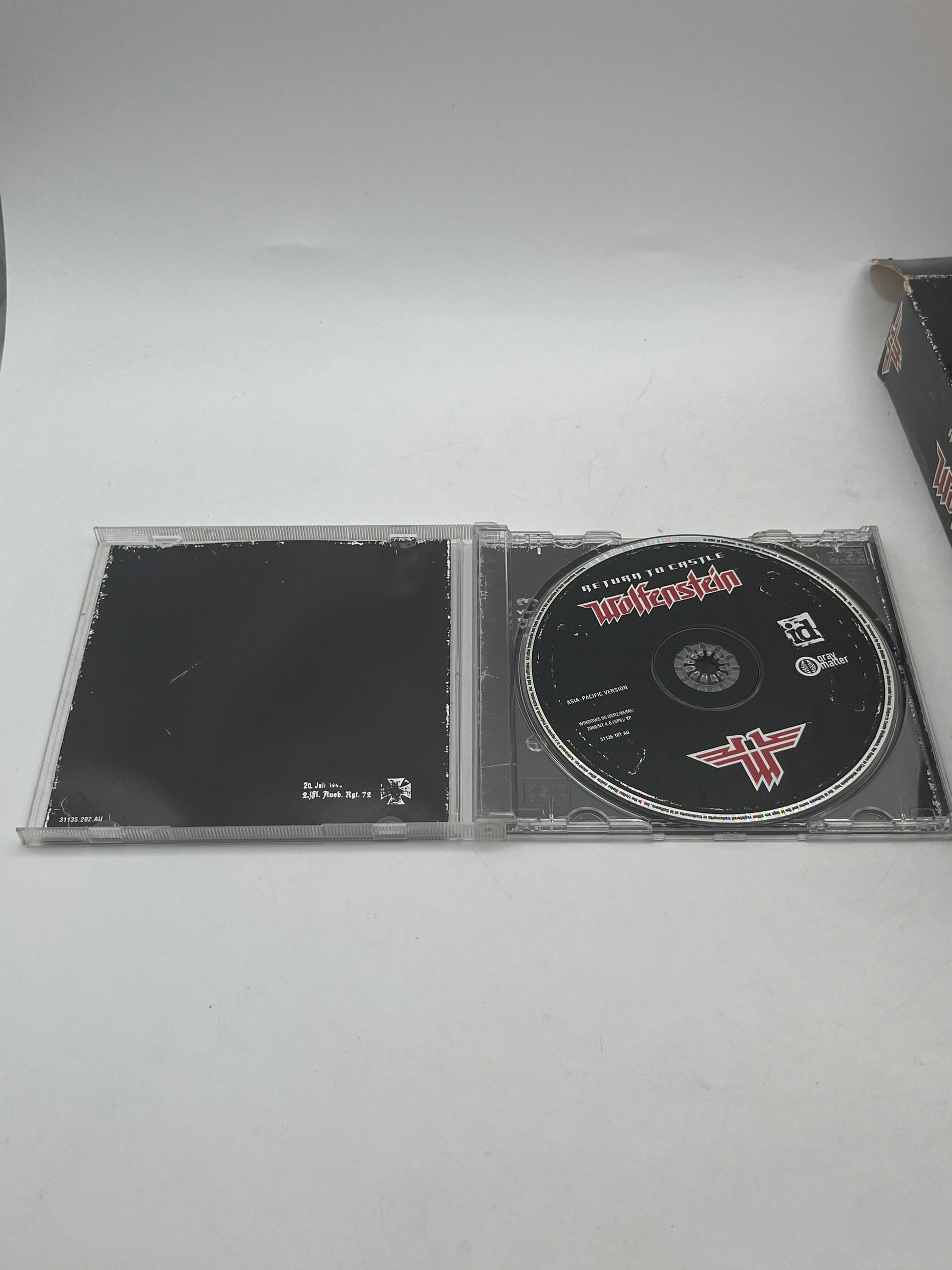 PC Game Return to Castle Wolfenstein (PC 2001) Big Box version +combinedshipping FRENLY BRICKS - Open 7 Days