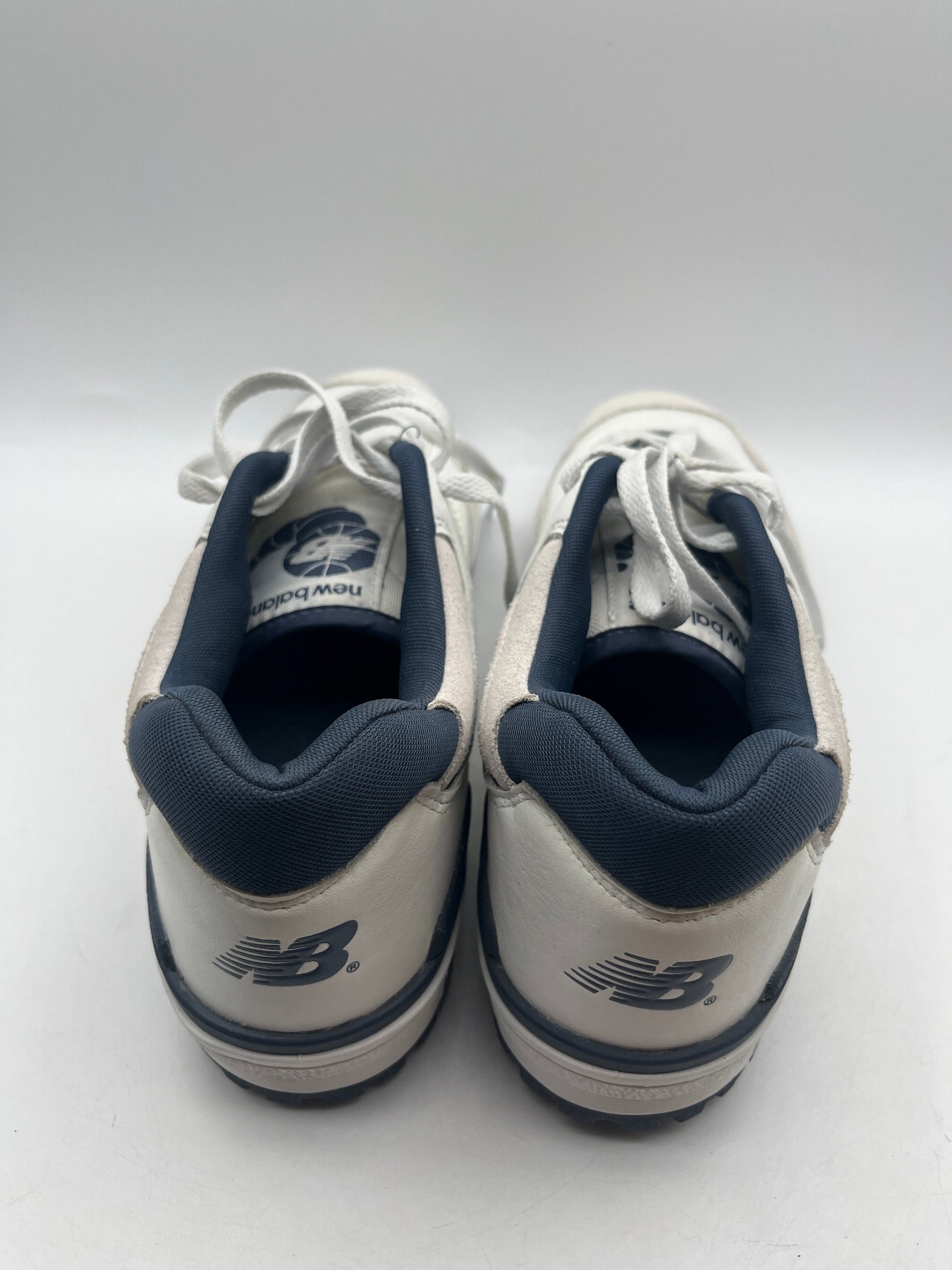 New Balance 550 White Navy Sneakers – Size US 12 USED FRENLY BRICKS - Open 7 Days