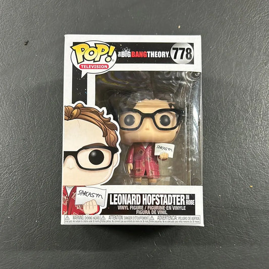 Pop Vinyl The Big Bang Theory 778 Leonard Hofstader In Robe FRENLY BRICKS - Open 7 Days