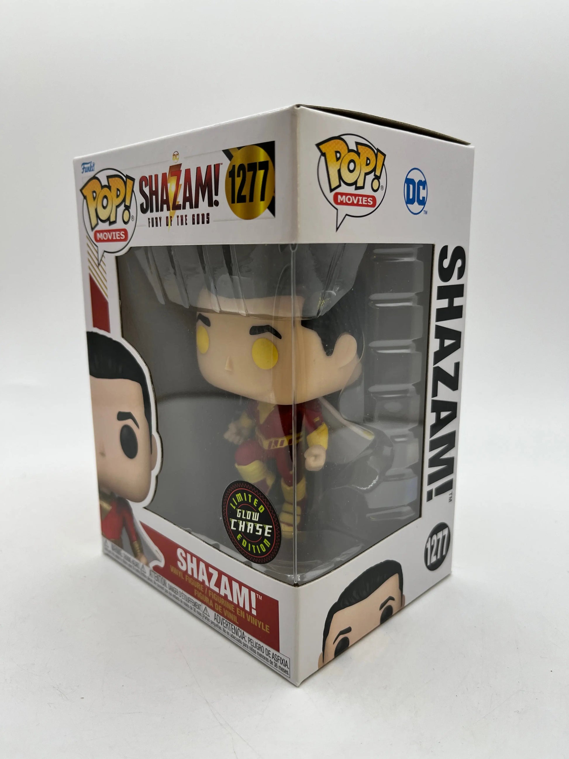 Funko POP! Movies DC Shazam Fury Of The Gods Shazam #1277 - Limited Edition Glow Chase FRENLY BRICKS - Open 7 Days