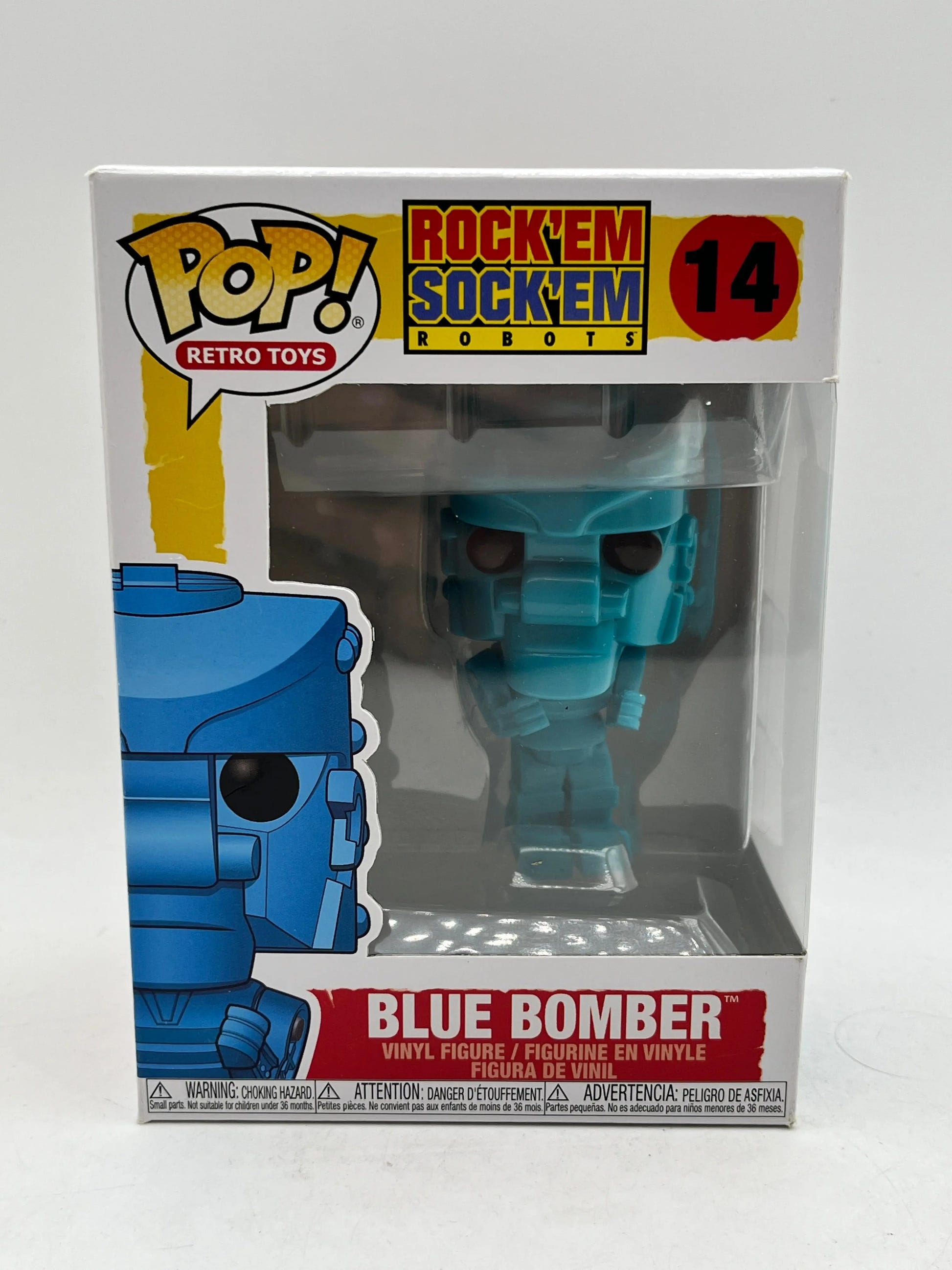 Funko POP! Retro Toys Rock’em Sock’em Robots - Blue Bomber #14 - Vinyl Collectable FRENLY BRICKS - Open 7 Days image 1