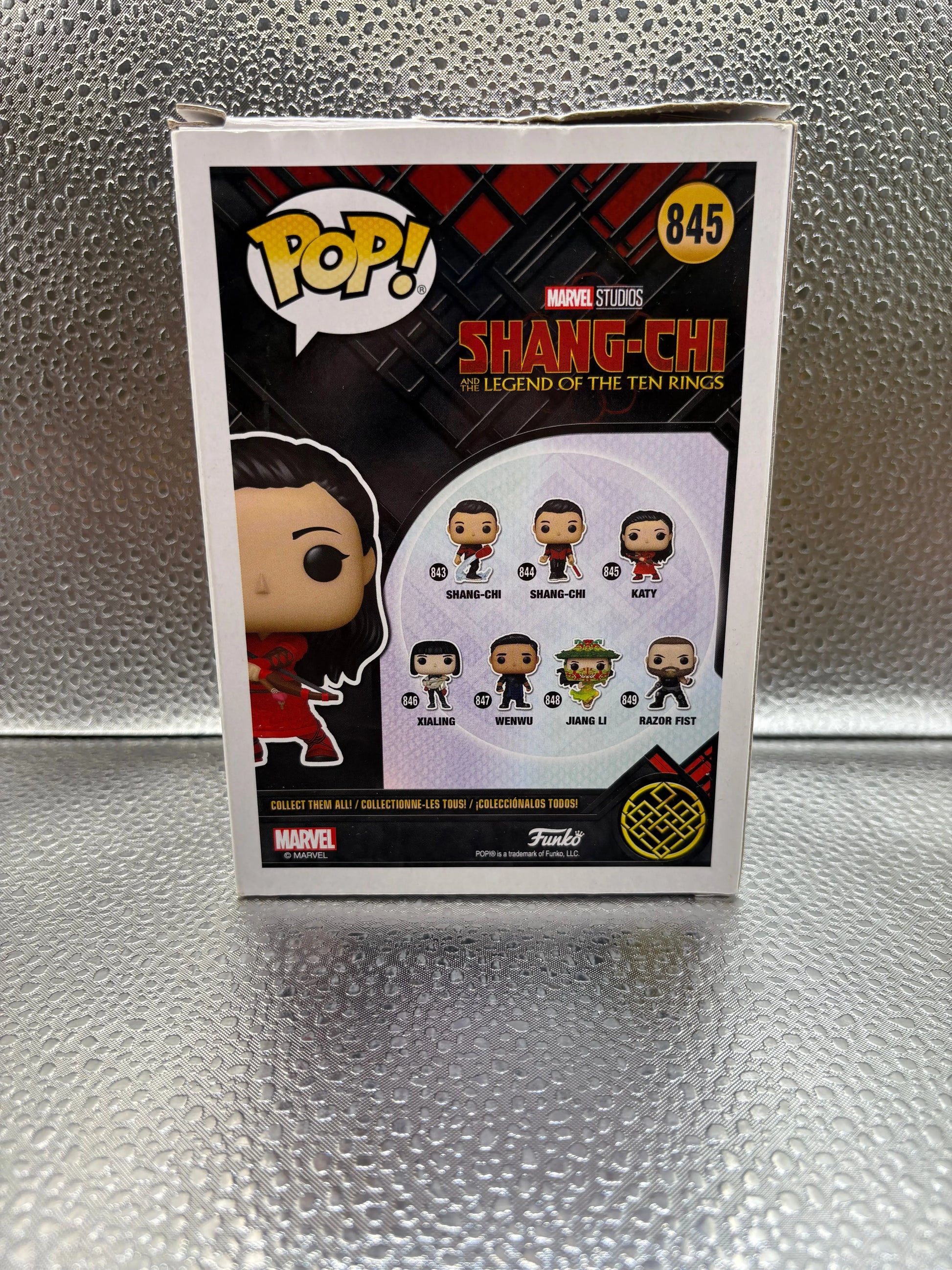 Funko pop vinyl #845 Marvel Shang-chi Katy FRENLY BRICKS - Open 7 Days