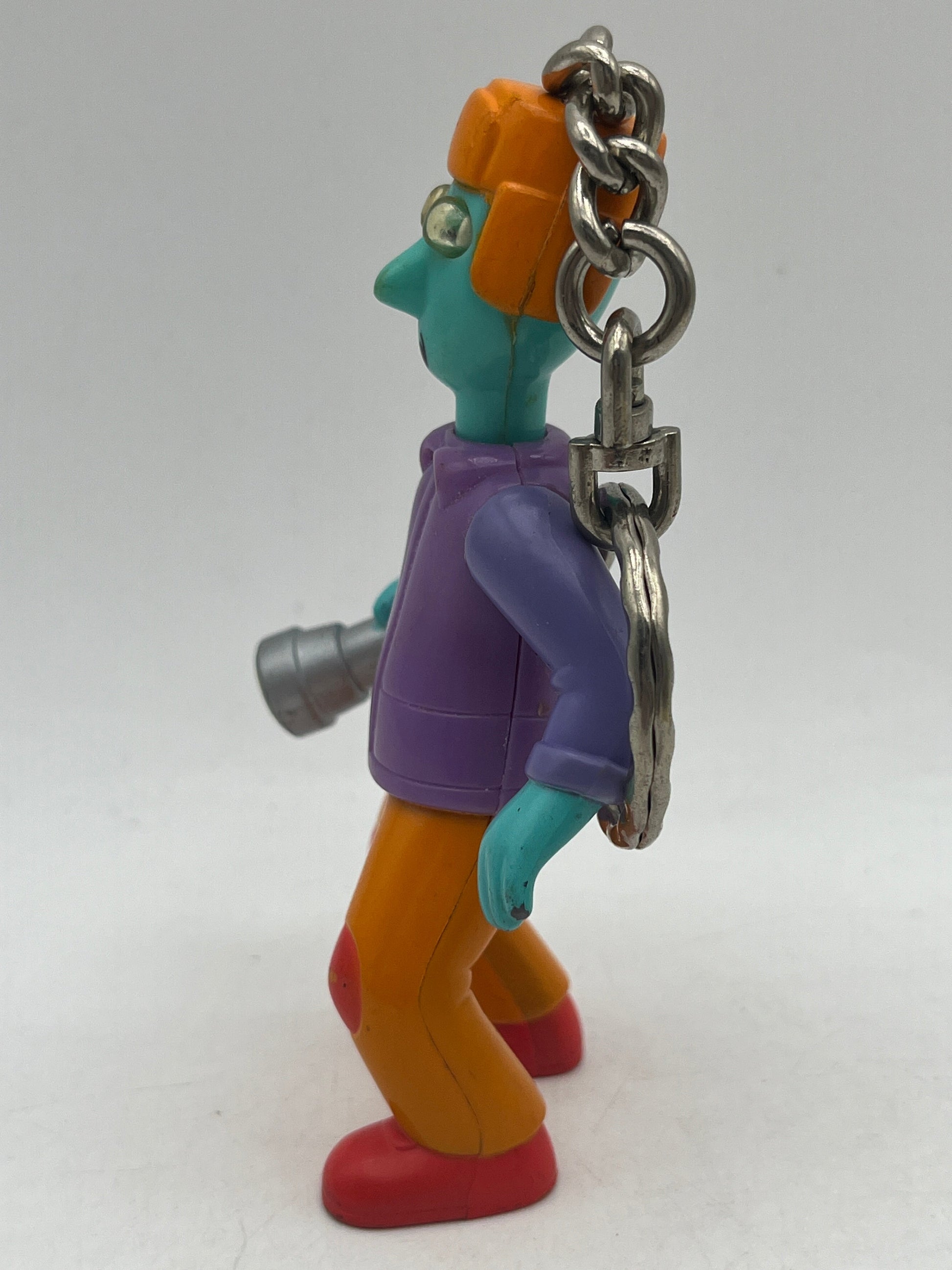 VTG 90s Doug's First Movie McDonalds Happy Meal Toy Skeeter Nickelodeon Keychain FRENLY BRICKS - Open 7 Days