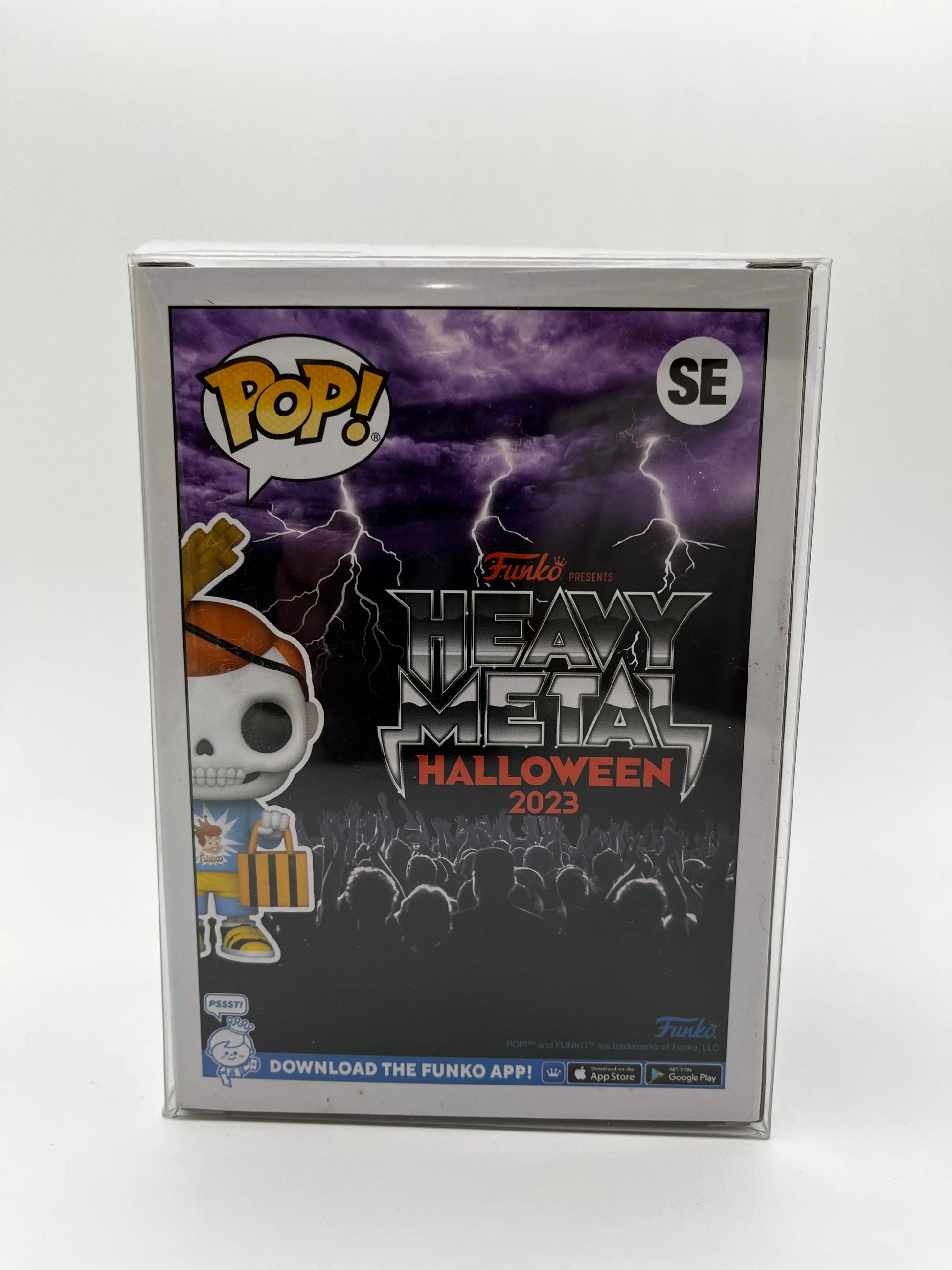 Funko Pop Vinyl Funko Heavy Metal Halloween 2023 Freddy Bones Glow in the Dark #SE FRENLY BRICKS - Open 7 Days