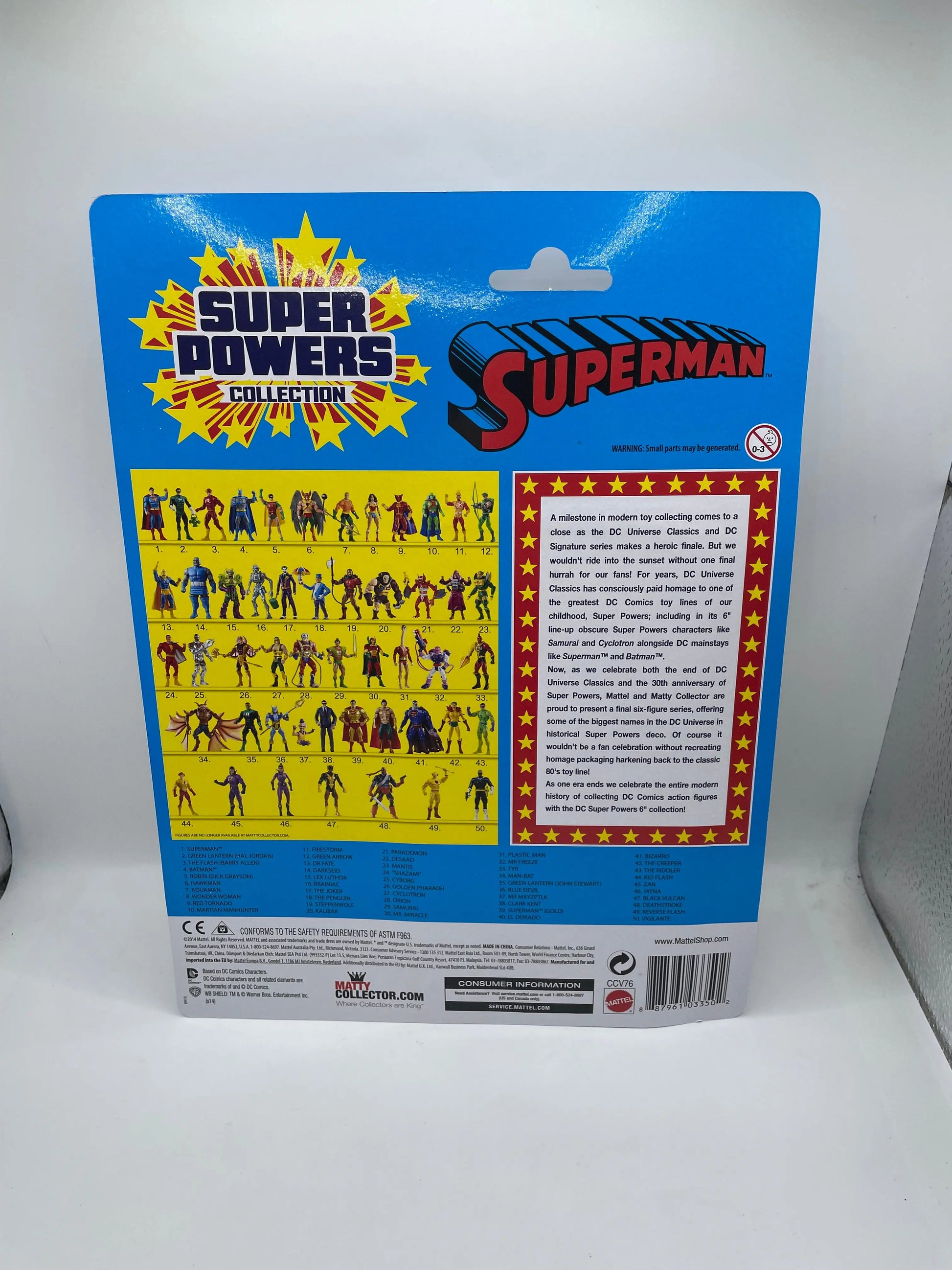 Superman Super Powers Collection 30th Anniversary Mattel (2014) CCV76 FRENLY BRICKS - Open 7 Days