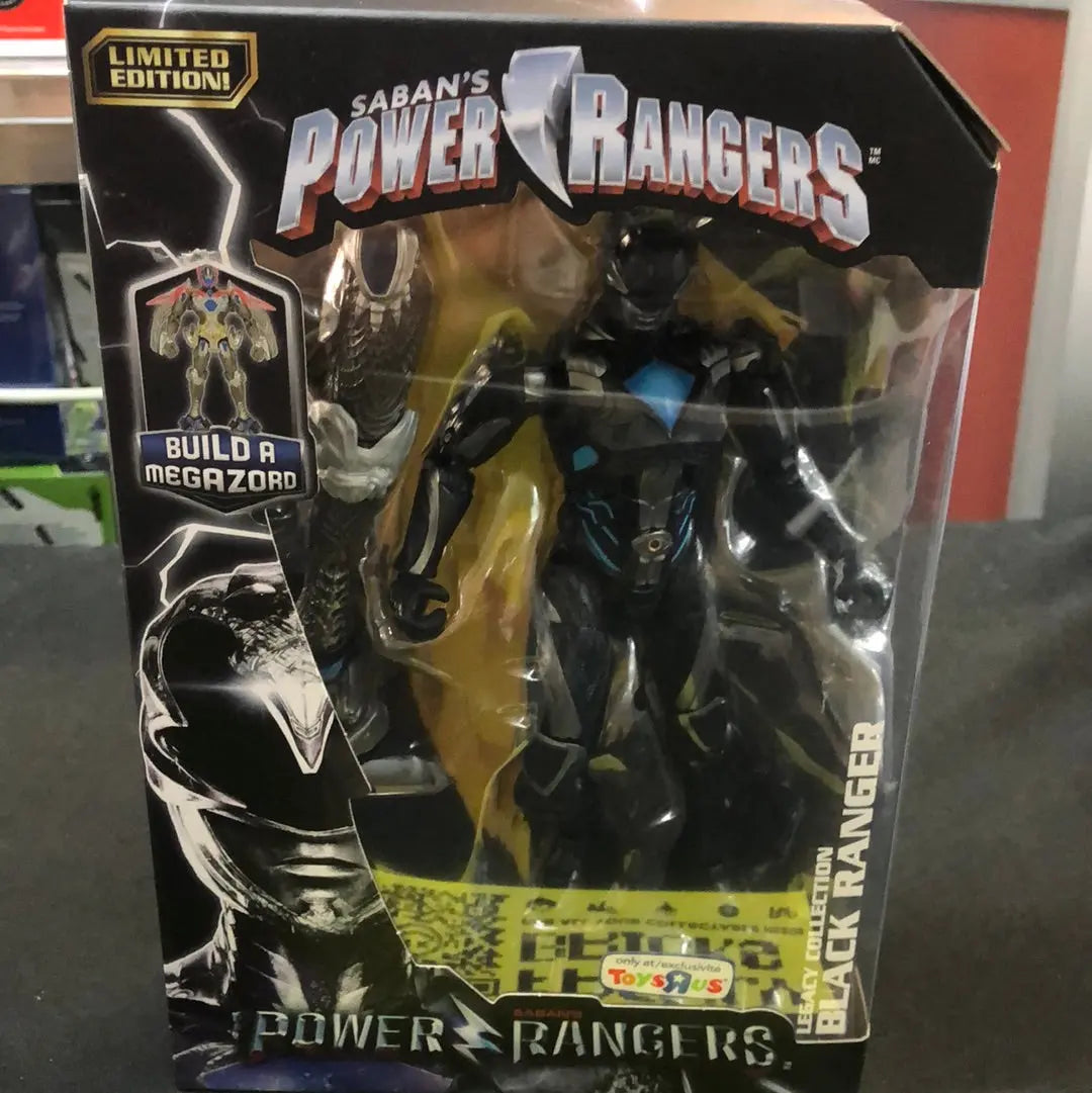 Saban's Power Rangers Legacy Collection Black Ranger Limited Edition Toys R Us FRENLY BRICKS - Open 7 Days