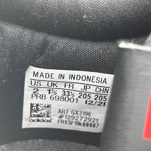 Kids Adidas x LEGO® Racer TR X Yellow & Black Shoes Size Y2 USED FRENLY BRICKS - Open 7 Days