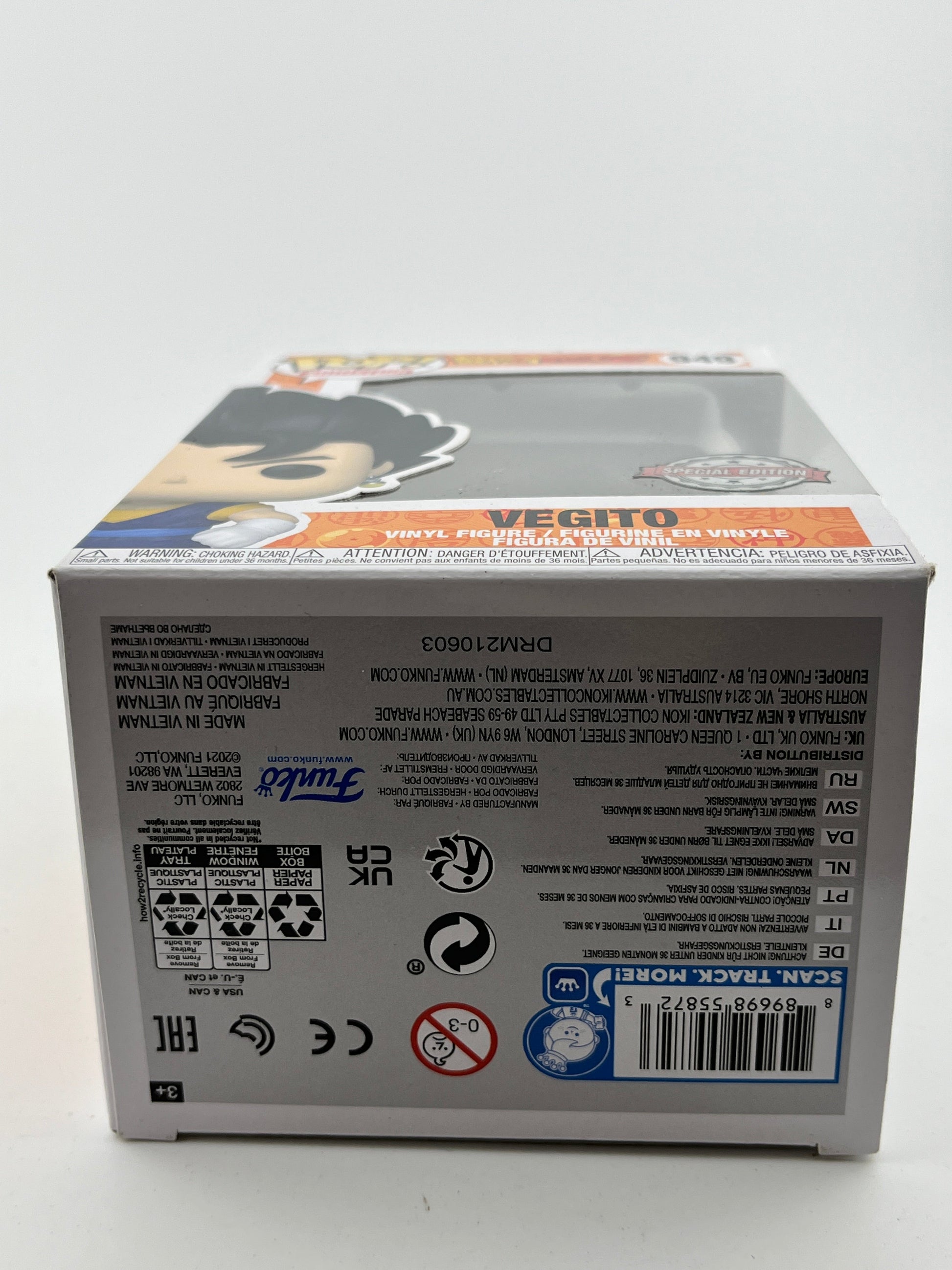 Funko POP! Animation Dragon Ball Z - Vegito #949 - Special Edition FRENLY BRICKS - Open 7 Days