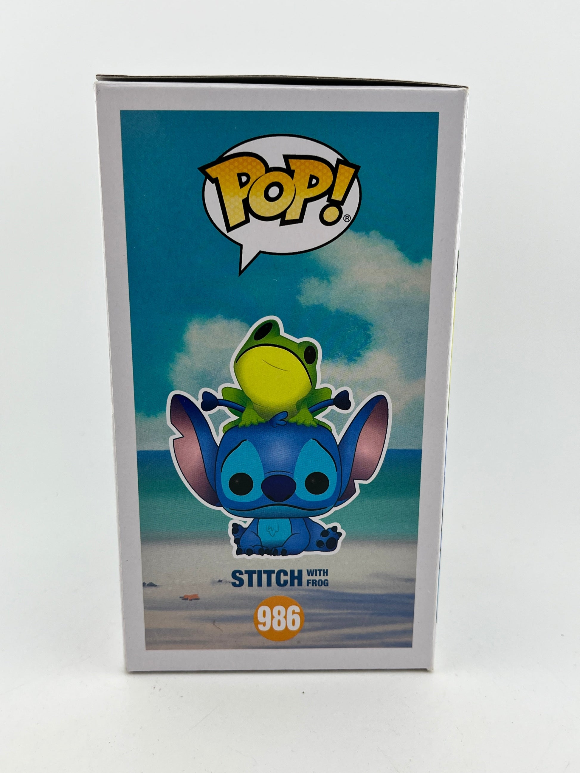 Funko POP! Disney Lilo & Stitch - Stitch With Frog #986 - Special Edition FRENLY BRICKS - Open 7 Days