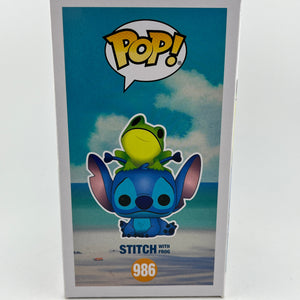 Funko POP! Disney Lilo & Stitch - Stitch With Frog #986 - Special Edition FRENLY BRICKS - Open 7 Days