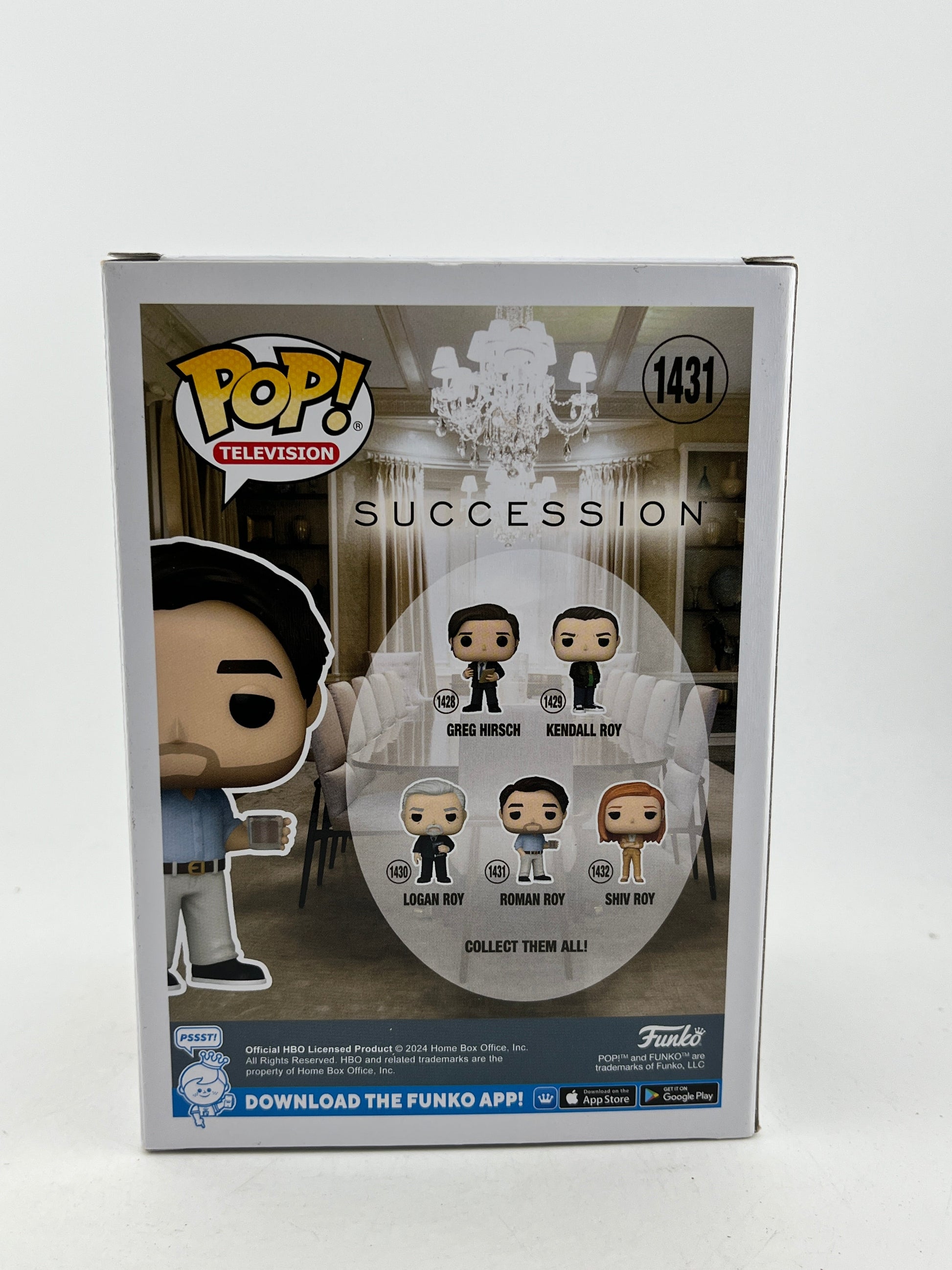 Funko POP! Television Succession - Roman Roy #1431 - Vinyl Collectable FRENLY BRICKS - Open 7 Days